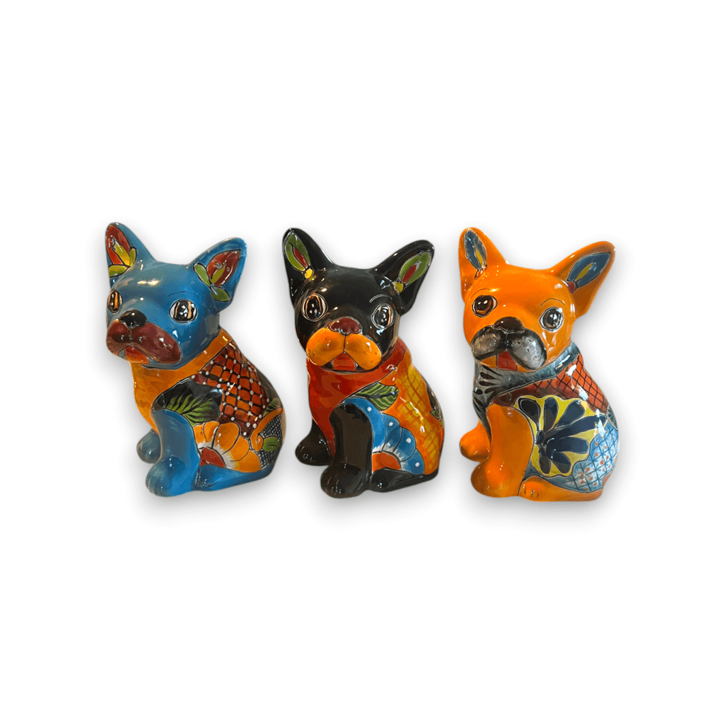 Talavera Statue | Medium Talavera French Bulldog Statue