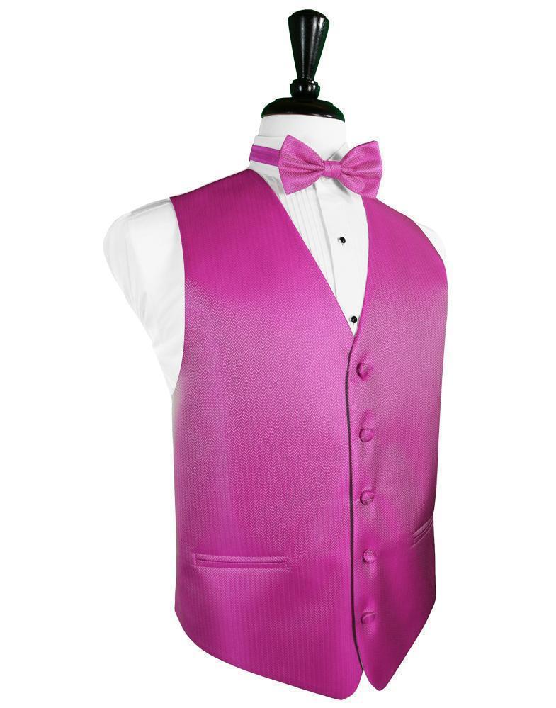 Men's Vest | Herringbone Tuxedo Vest 2