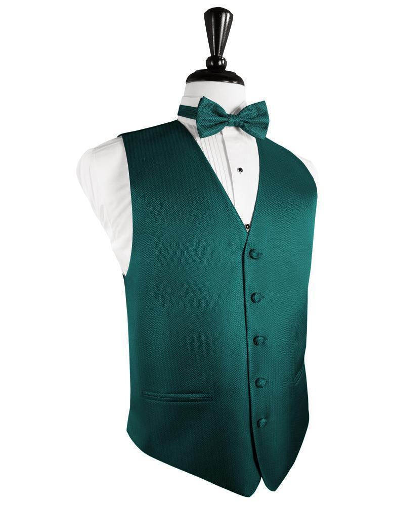 Men's Vest | Herringbone Tuxedo Vest 3