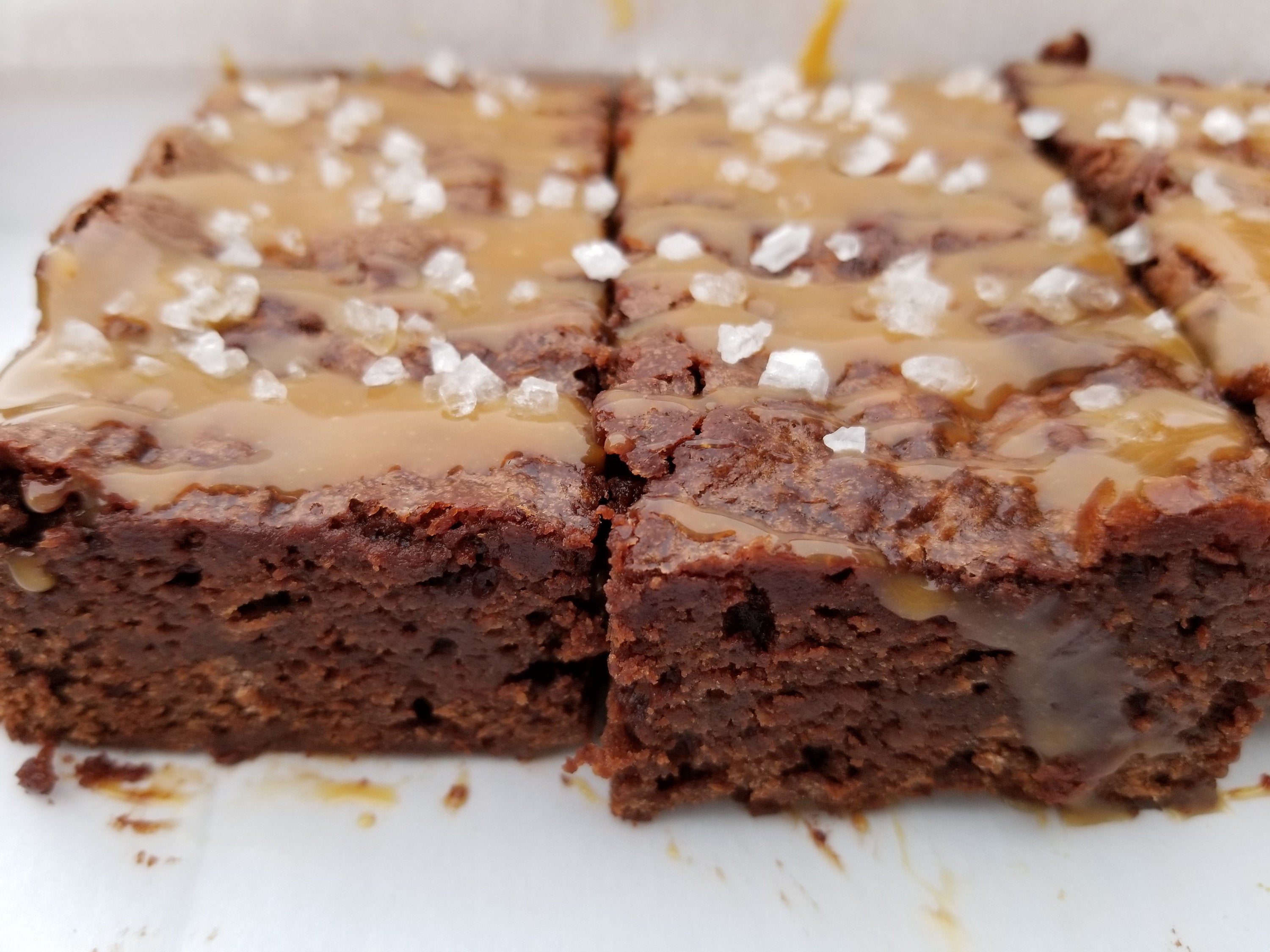 Brownies de Caramelo Salado