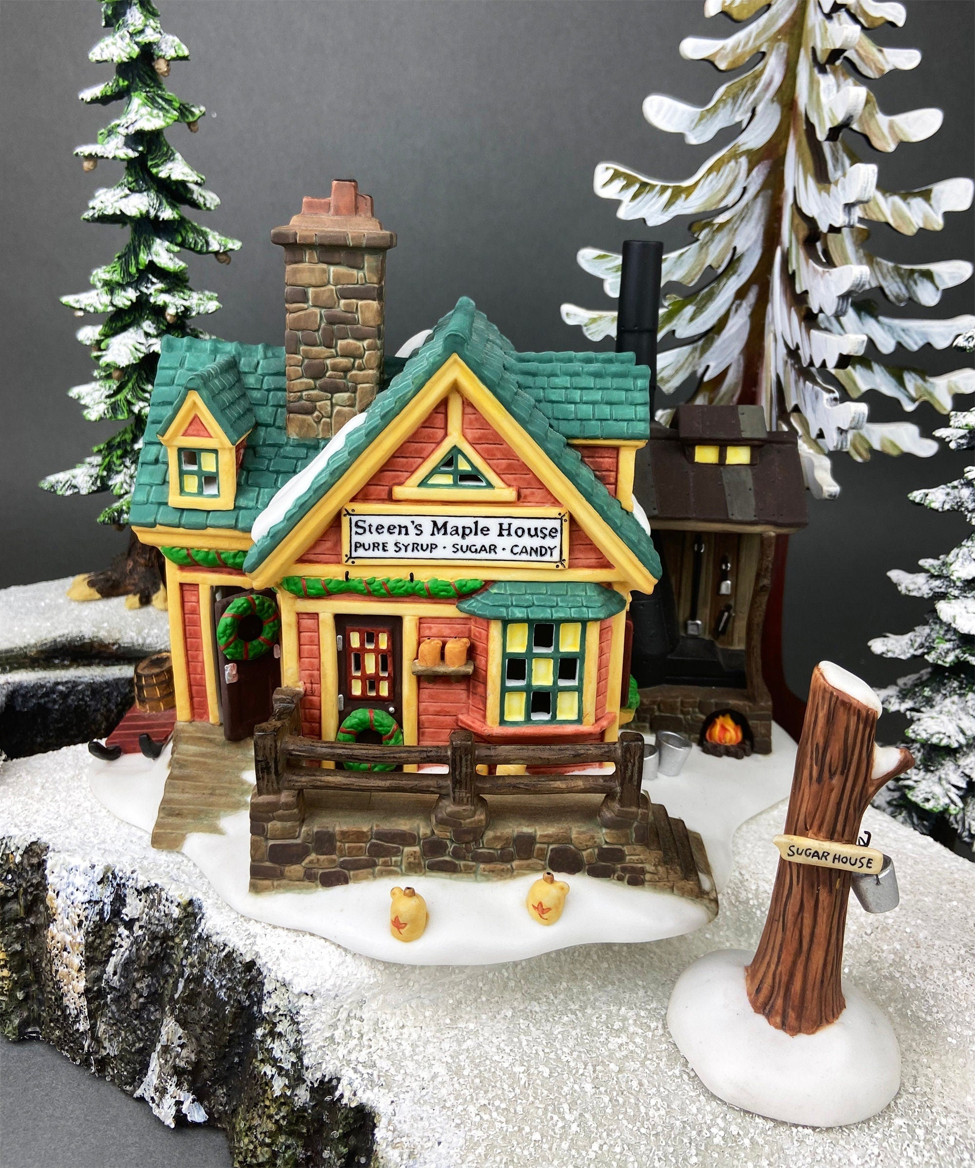 Holiday Village Accessory | Department 56 Dickens Village Illuminated Church Christmas Village