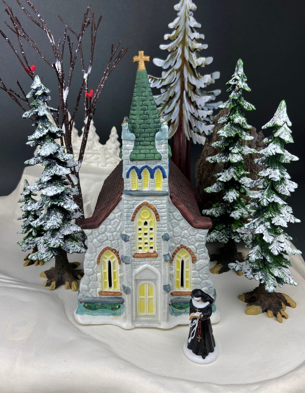 Holiday Village Accessory | Ivy Glen Church by Department 56. Dicken's Village