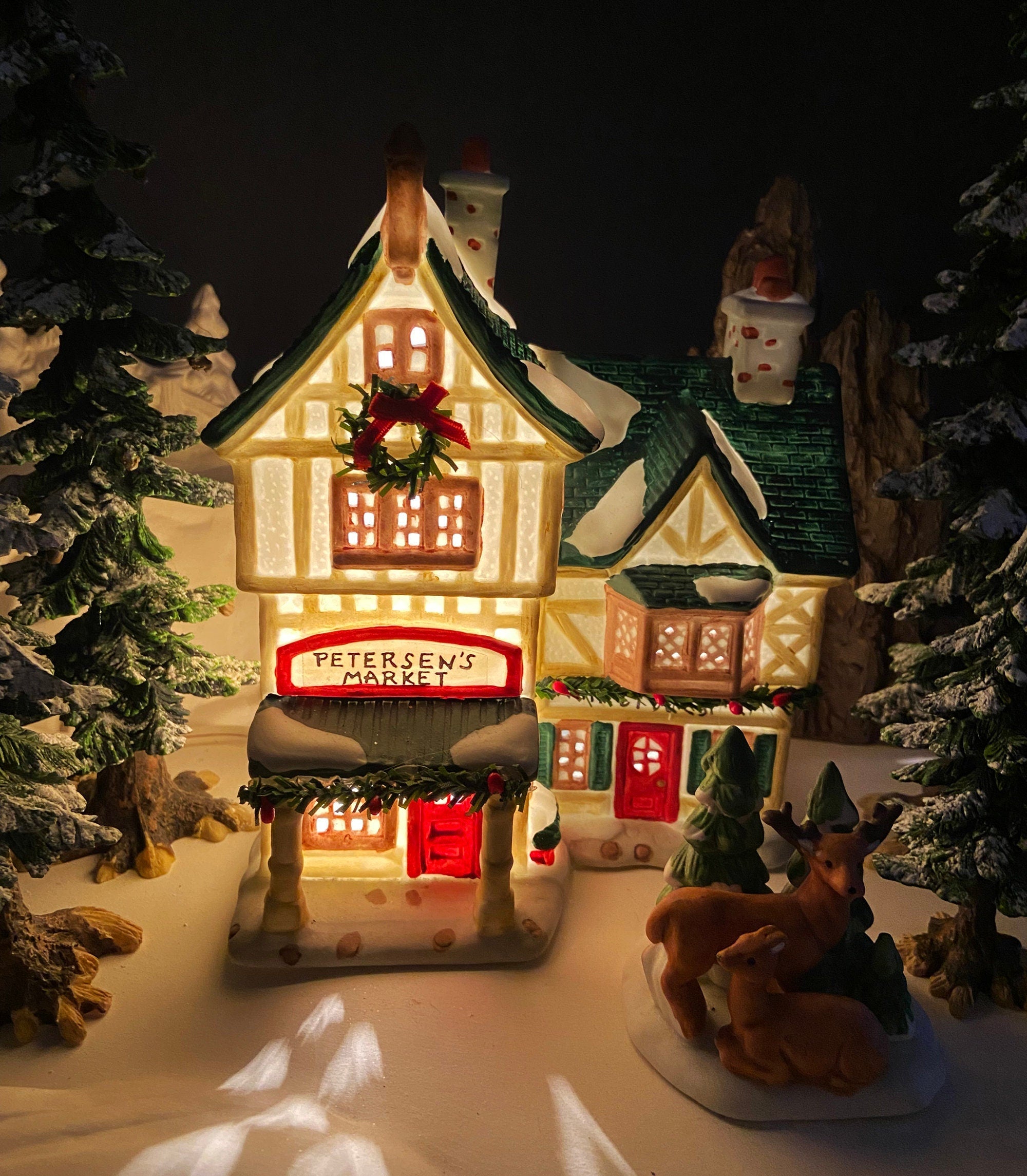 Holiday Village Accessory | Department 56 Dickens Village Illuminated Church Christmas Village