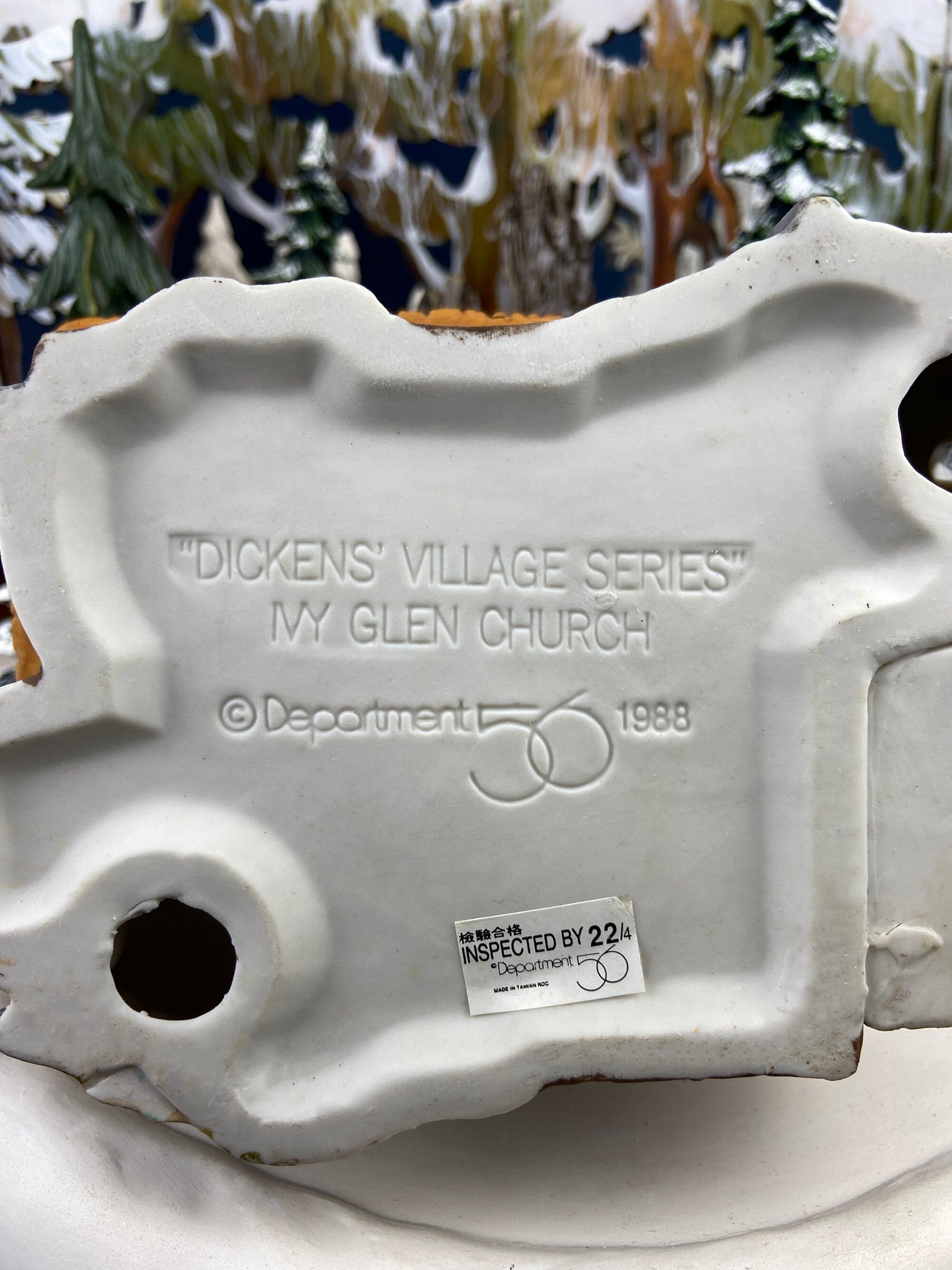 Holiday Village Accessory | Ivy Glen Church by Department 56. Dicken's Village