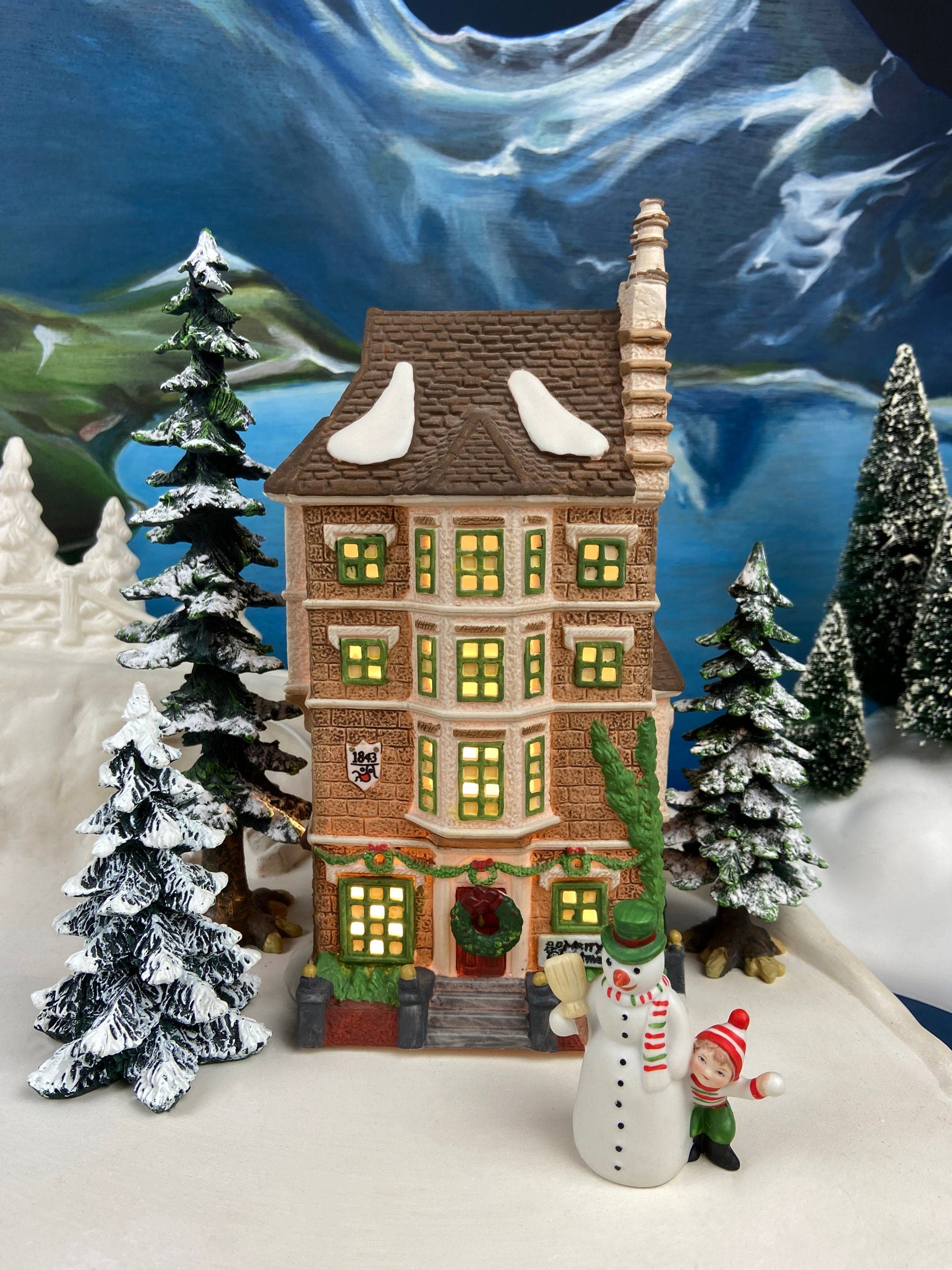 Seasonal & Holiday Decoration | Christmas Village House by Dept 56. Illuminated Nephew