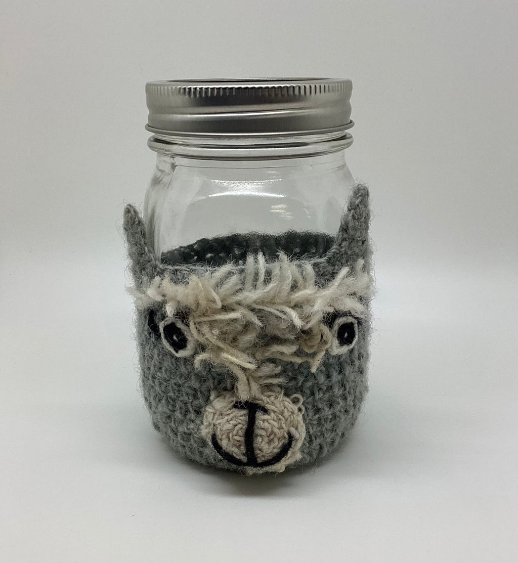 Koozie | Crochet Llama Cup Koozie