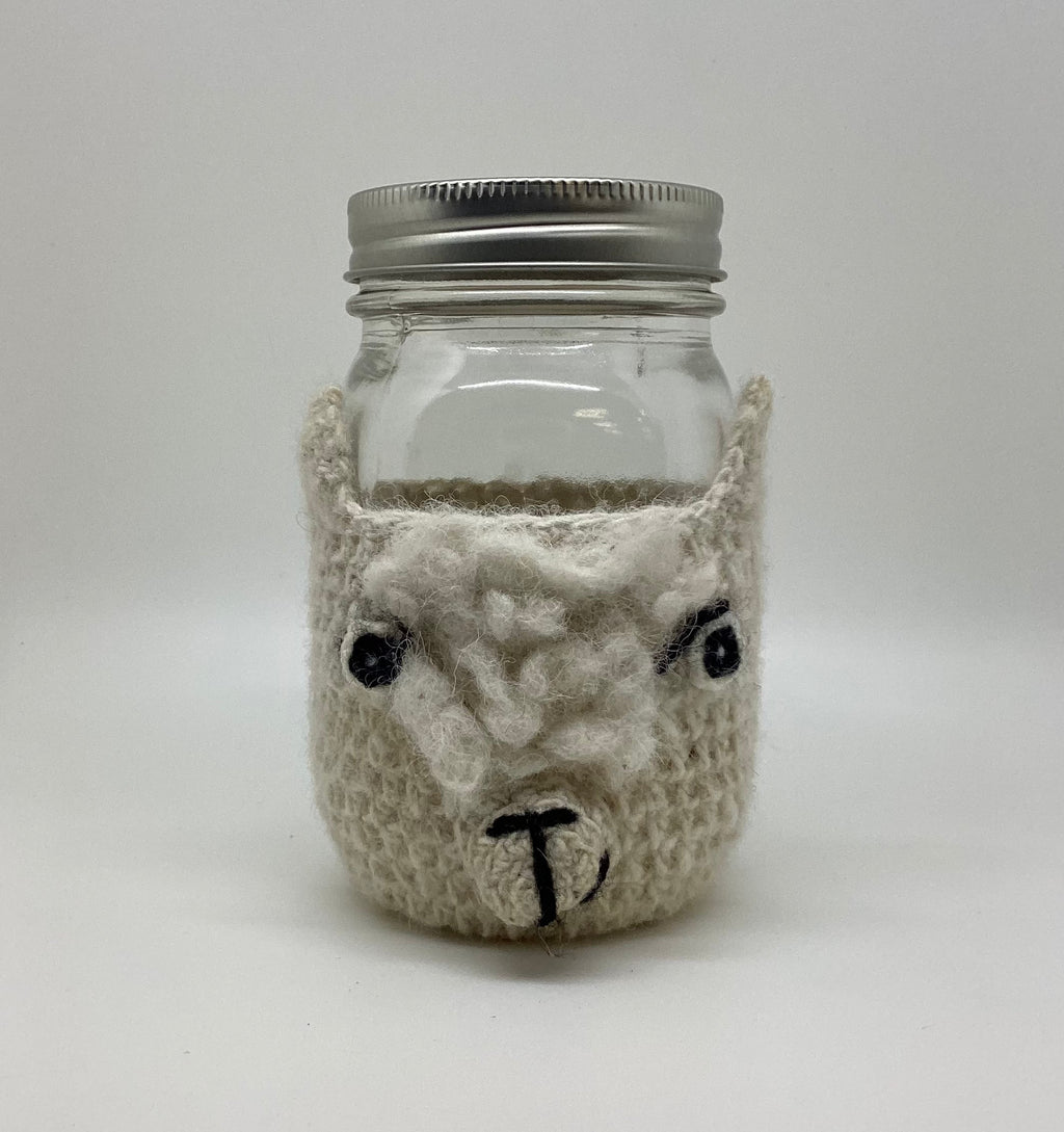 Koozie | Crochet Llama Cup Koozie