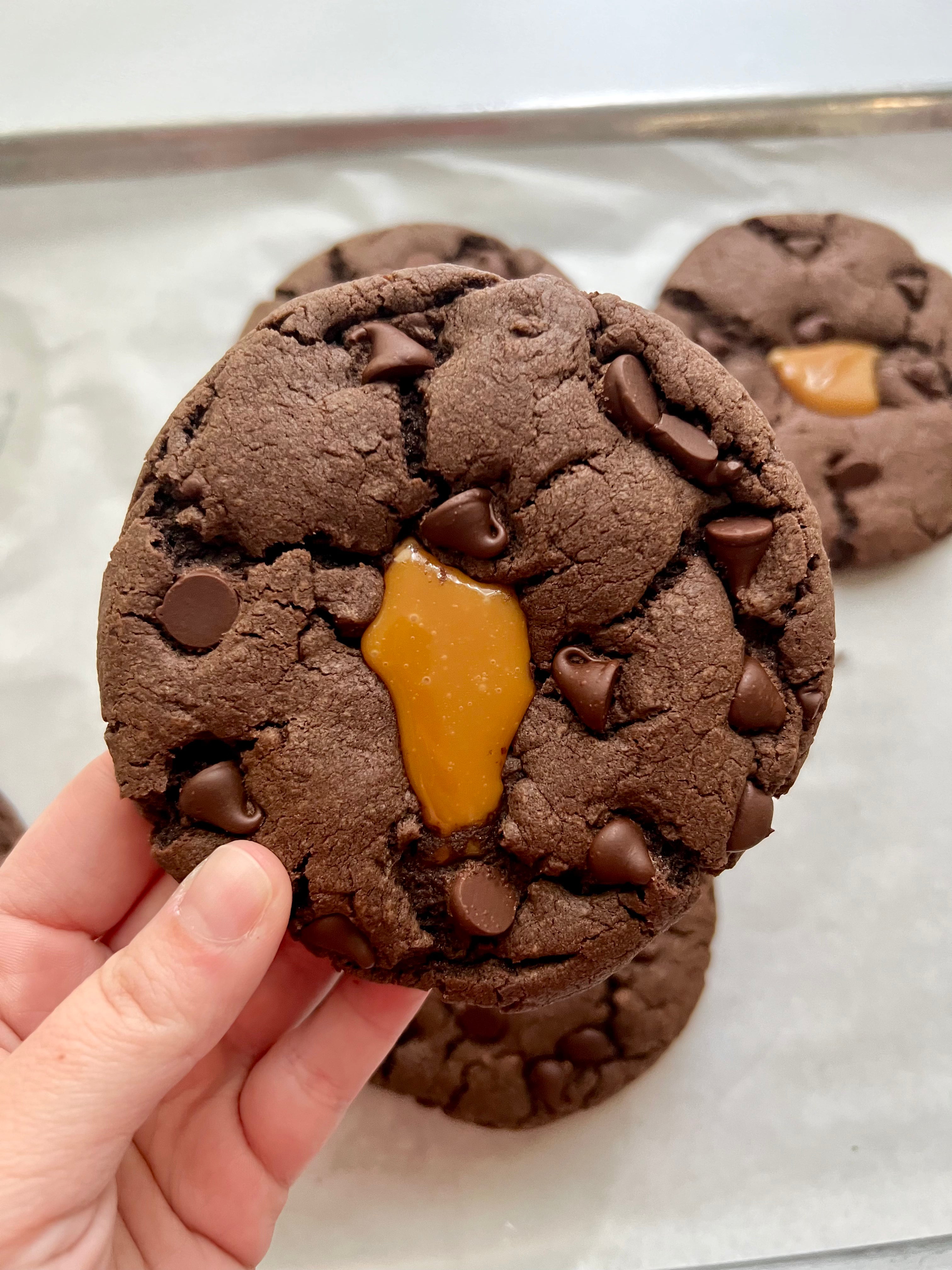 Brownie de caramelo salado