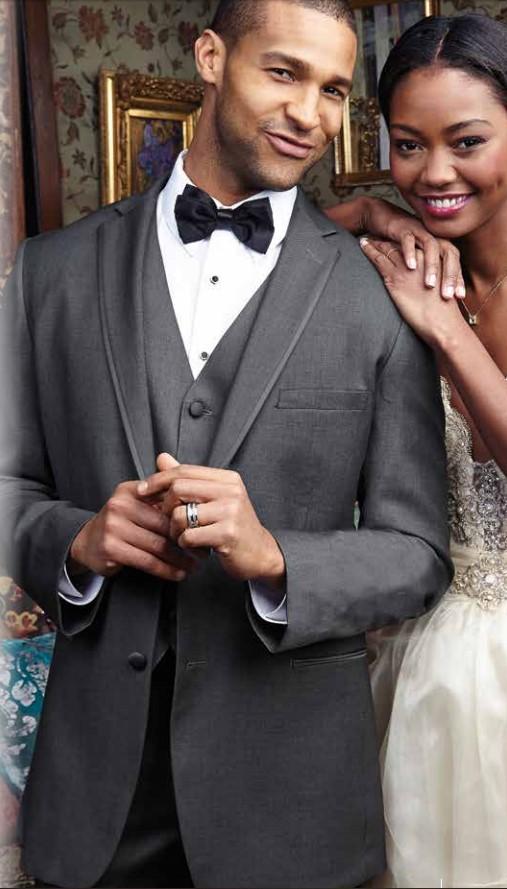 Tuxedo | "infinity" Steel Grey Tuxedo Jacket Notch (separates)