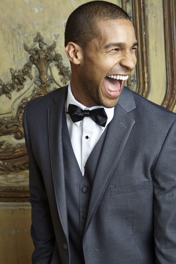 Tuxedo | "infinity" Steel Grey Tuxedo Jacket Notch (separates)