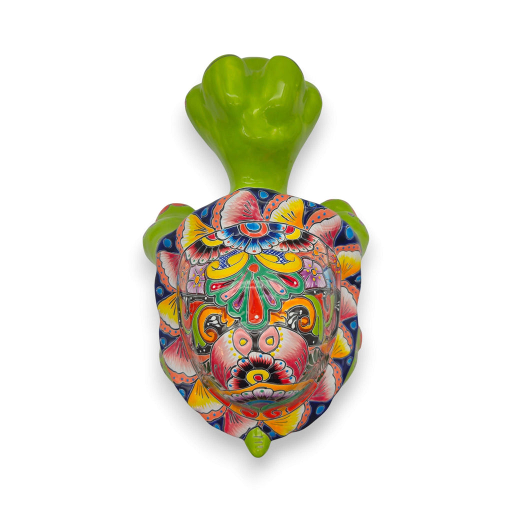 Talavera Statue | Large Talavera Turtle Statue