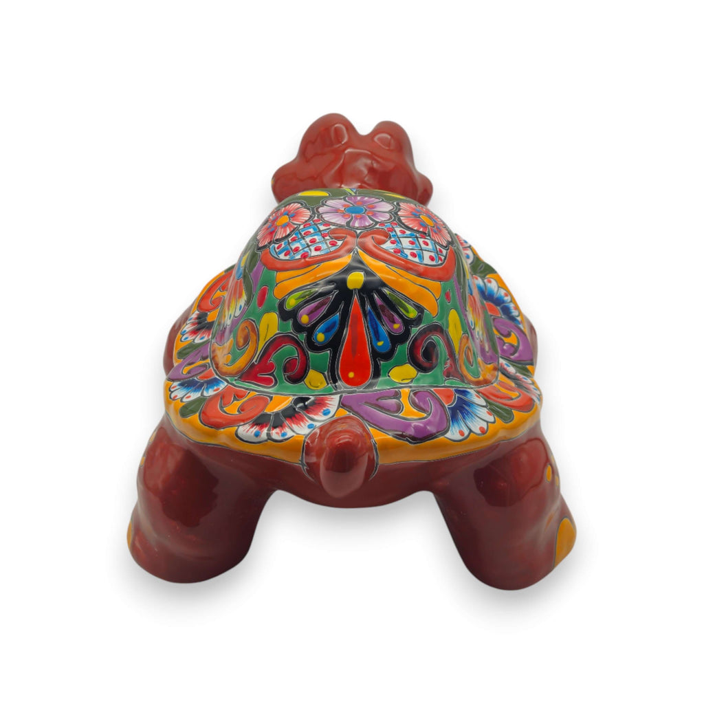 Talavera Statue | Large Talavera Turtle Statue