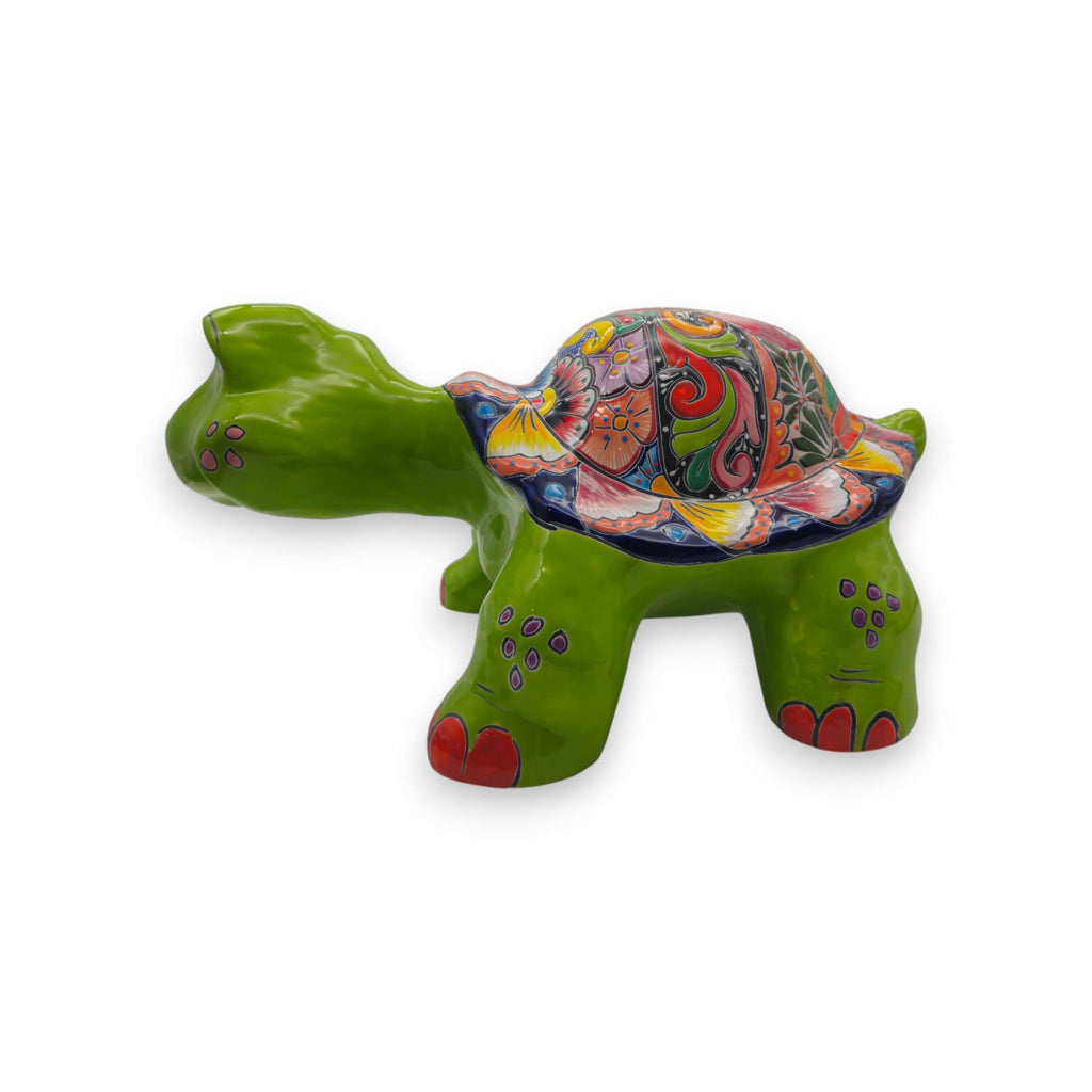Talavera Statue | Large Talavera Turtle Statue