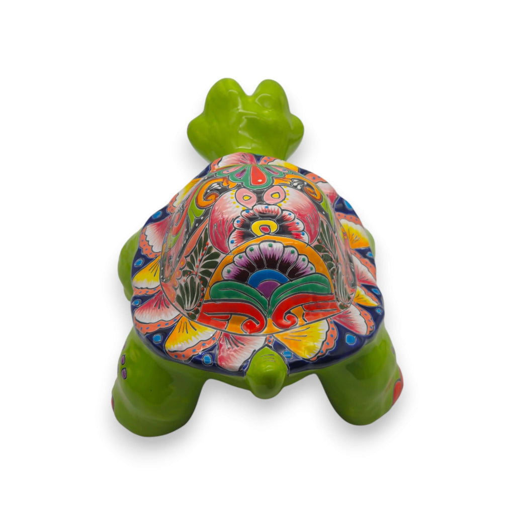 Talavera Statue | Large Talavera Turtle Statue