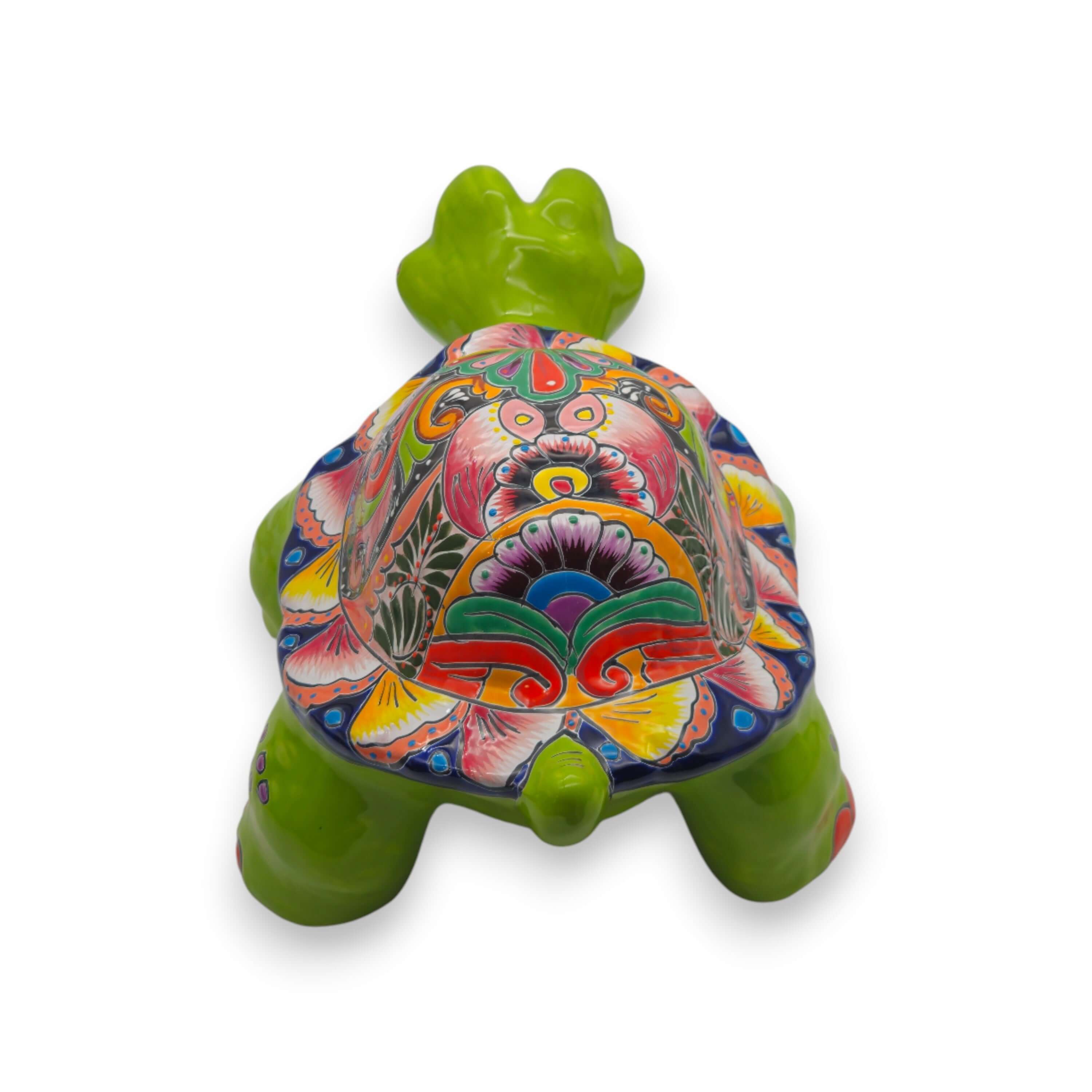 Talavera Statue | Large Talavera Turtle Statue