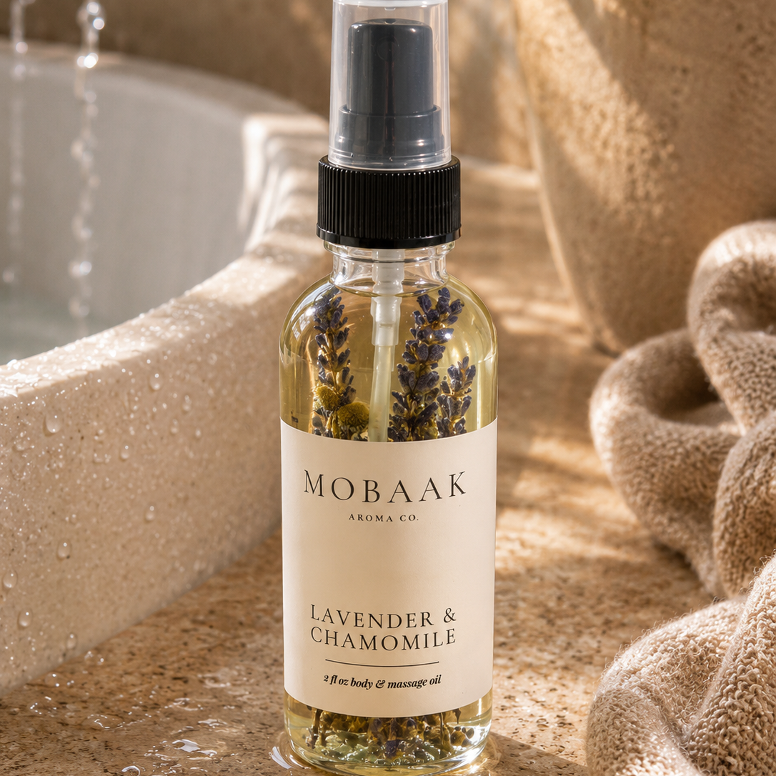 Product | Lavender + Chamomile Travel Body Oil