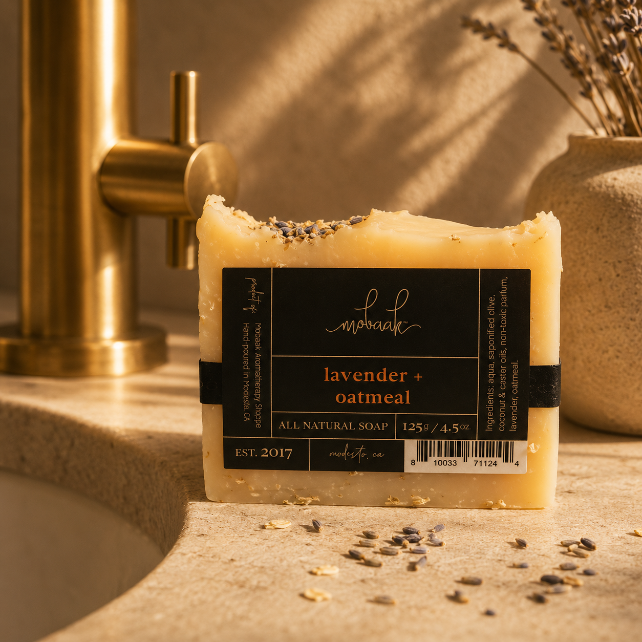 Lavender Oatmeal All Natural Soap