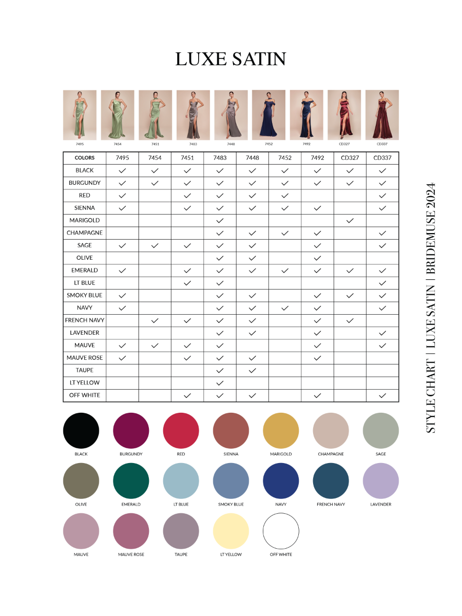 Bridal Party Dress | Ladivine 7454 Dress One Shoulder Luxe Satin Fitted