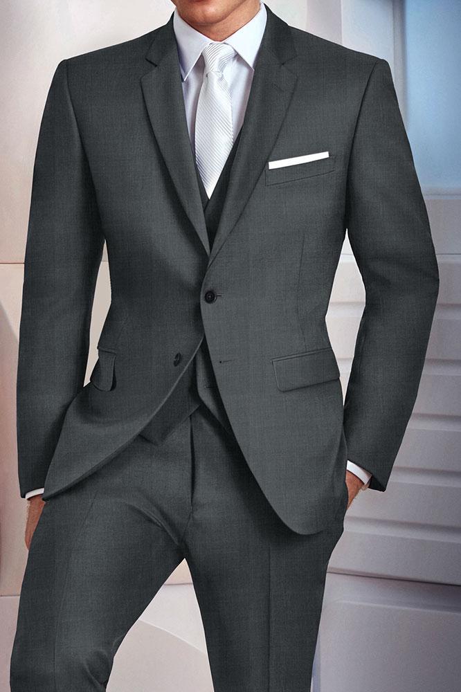 "Madison" Steel Grey Suit Jacket Notch (Separates) is a men’s formal pants suited for weddings, galas, and black-tie events. It offers wool blend tailoring with practical, gift-ready appeal for Honey Badger Books shoppers.