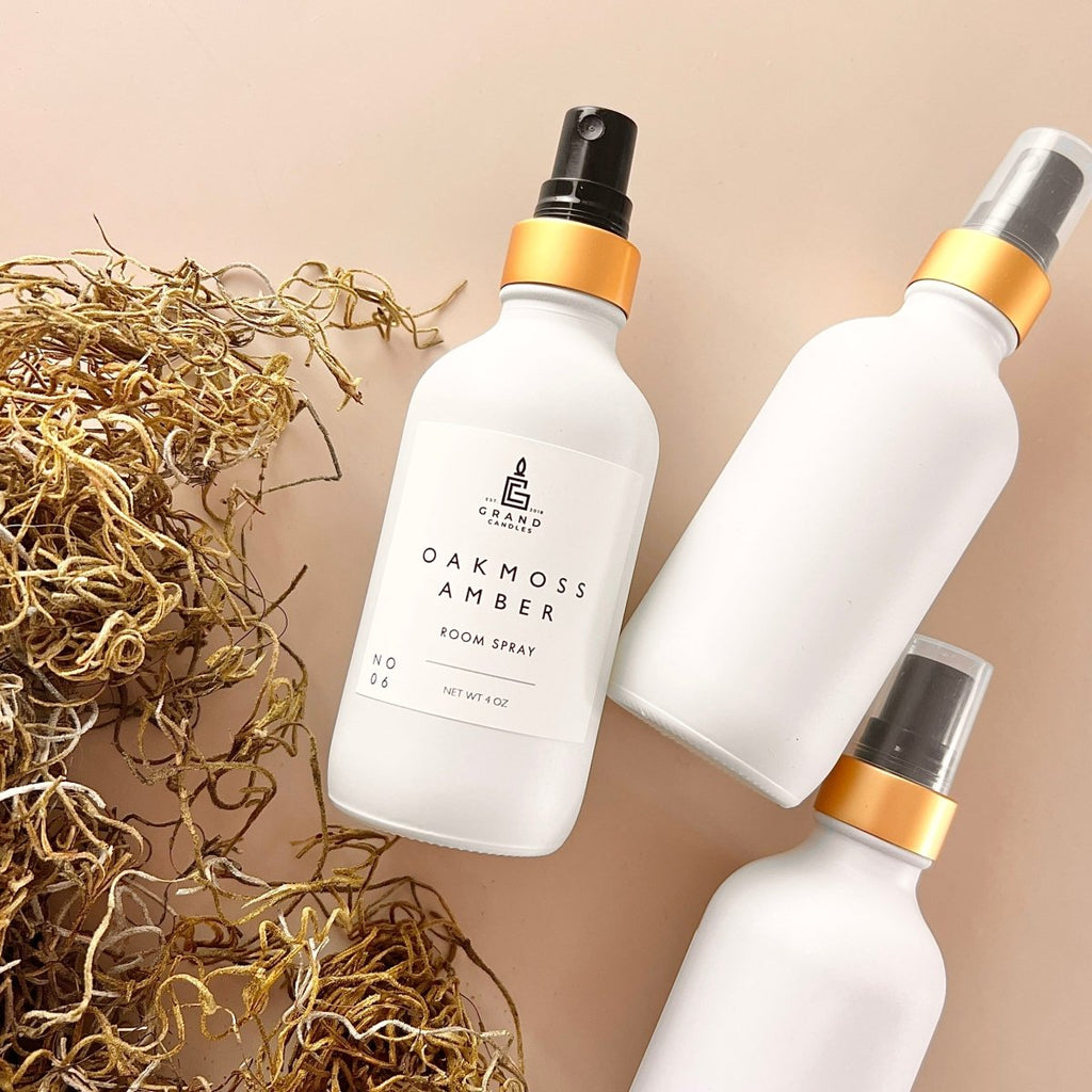 Oakmoss Amber Room & Linen Spray is a room and linen spray suited for bedrooms, linens, shared spaces, and everyday home fragrance routines.