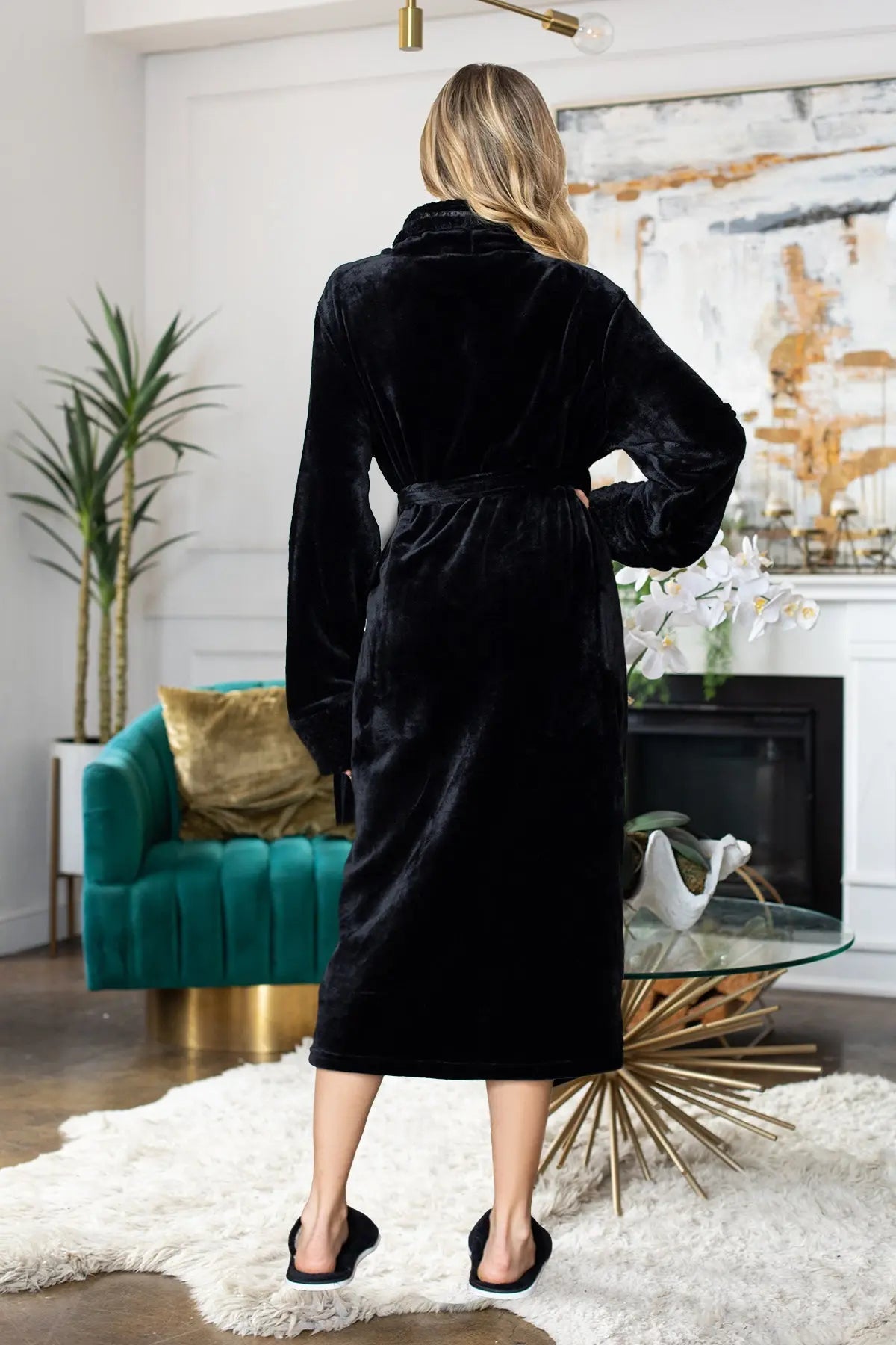 Women'S Ultra Soft Plush Bathrobe
