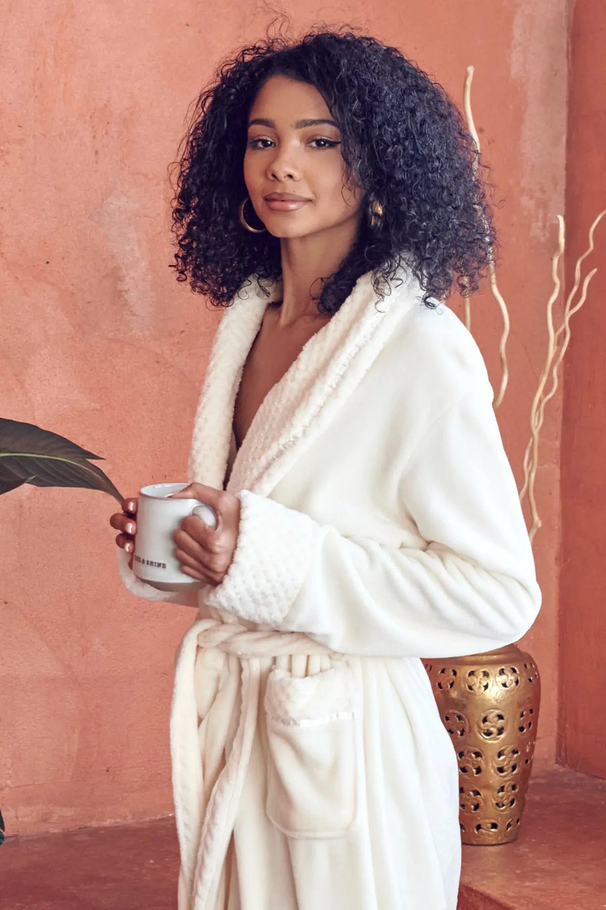 Women'S Ultra Soft Plush Bathrobe