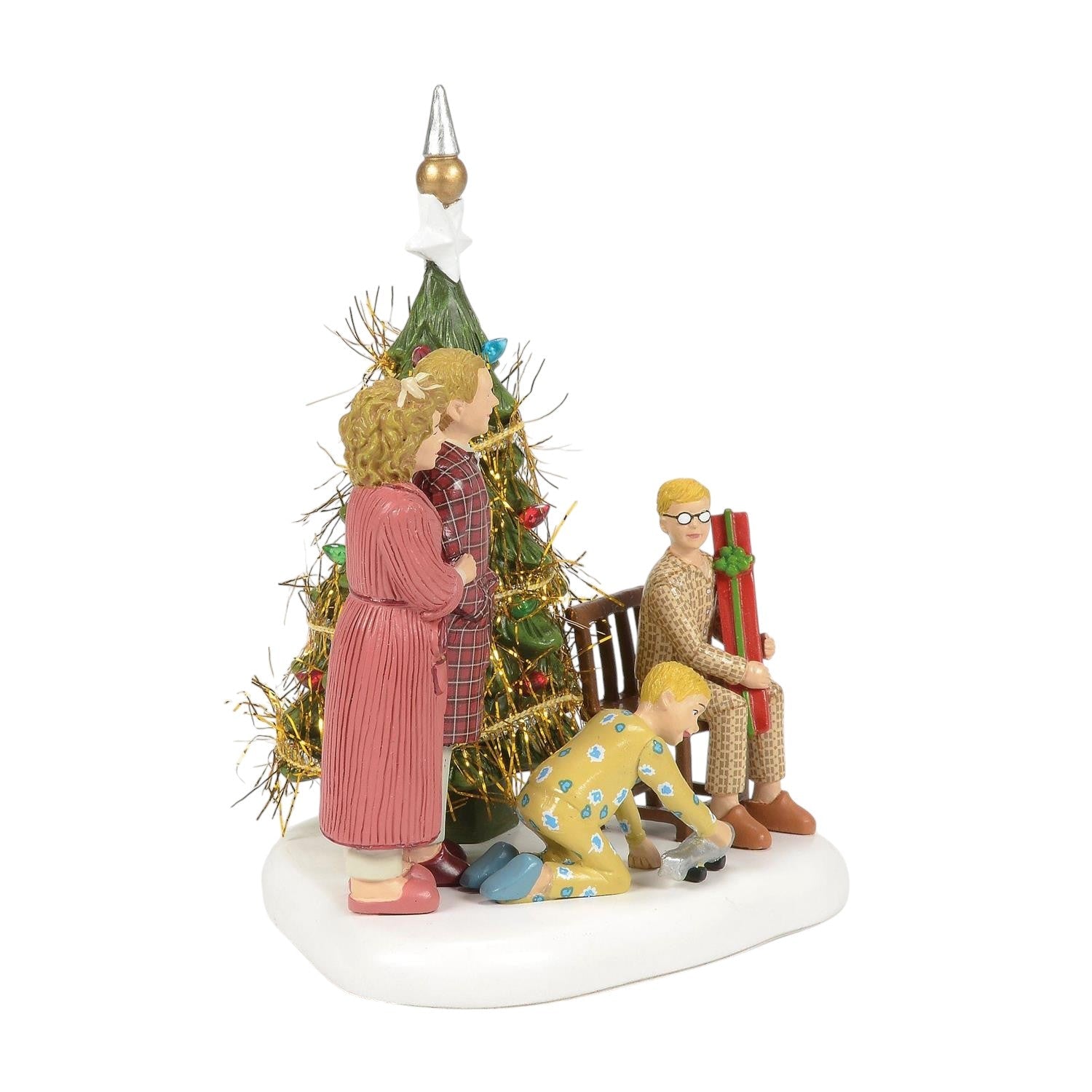 Christmas >> Villages >> a Christmas Story | The Family Opens Their Gifts
