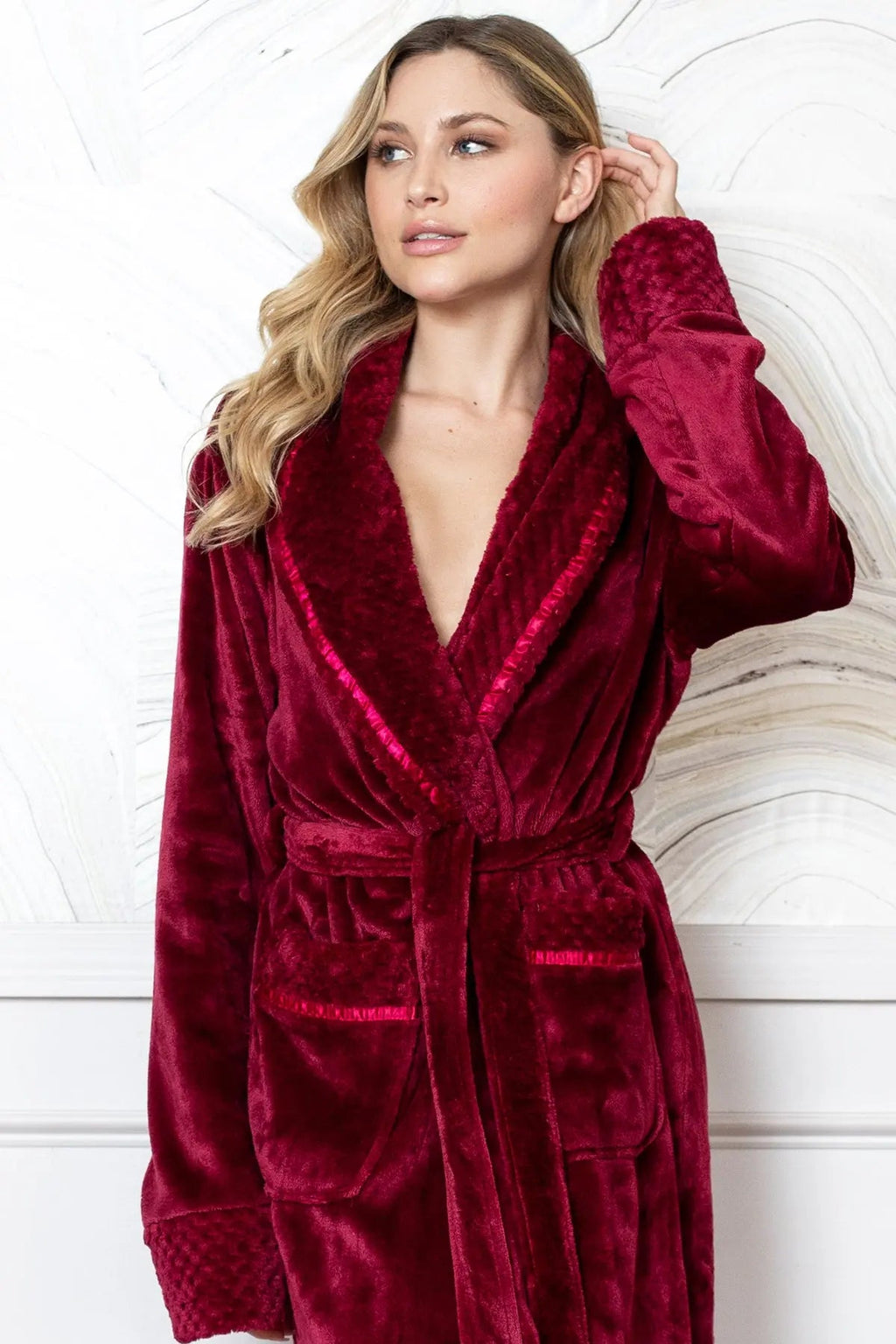 Women'S Ultra Soft Plush Bathrobe
