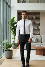 Men's Pants | "ethan" Black Super 150's Luxury Viscose Blend Suit