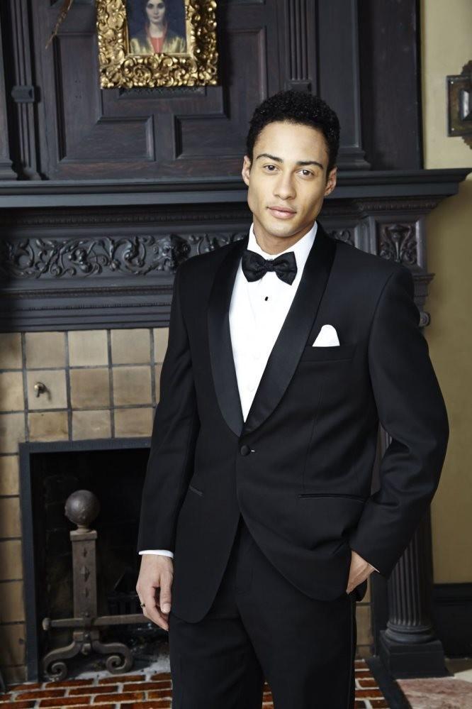 Tuxedo | "seville" Black Tuxedo Jacket Shawl (separates)