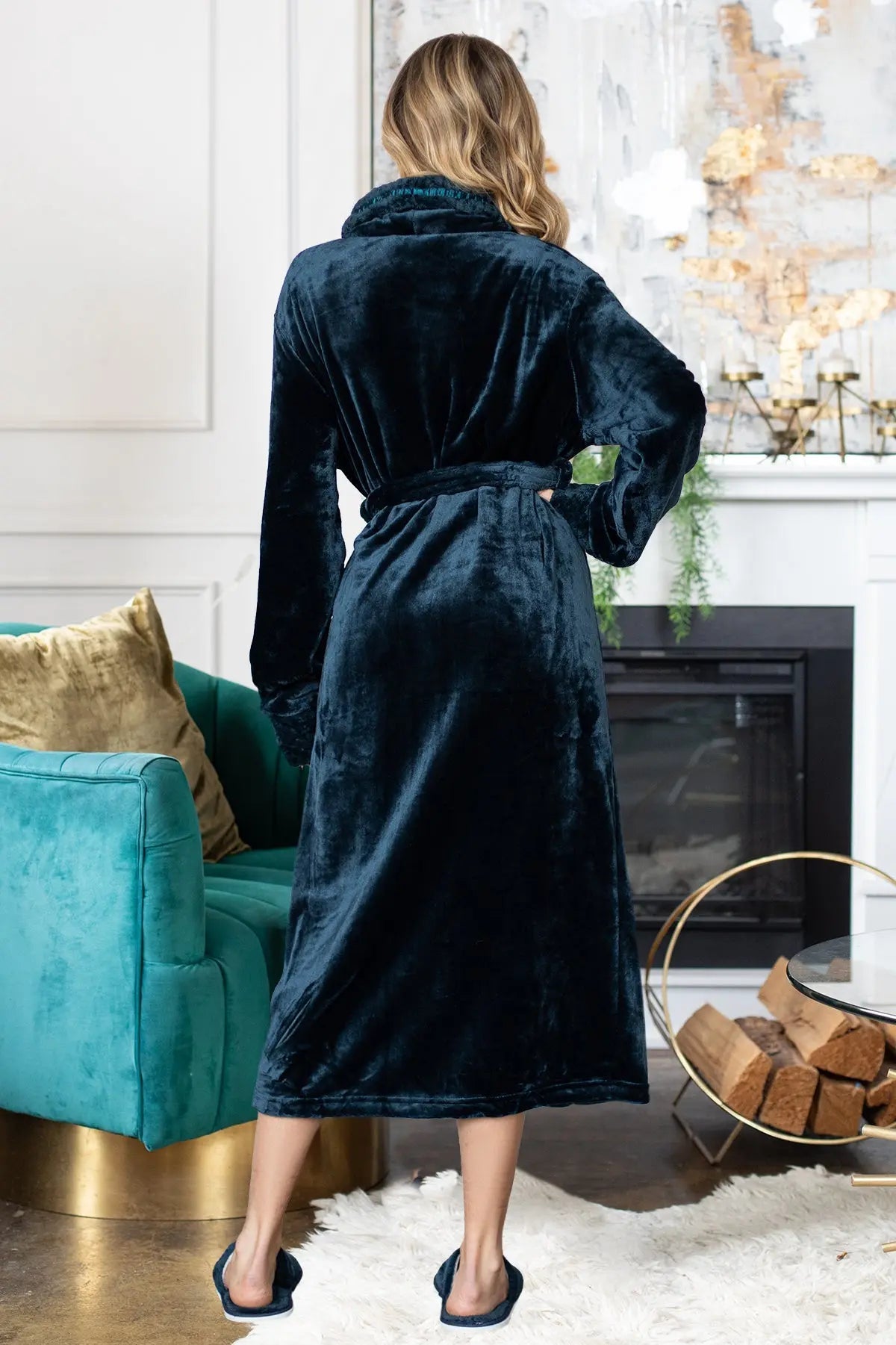 Women'S Ultra Soft Plush Bathrobe