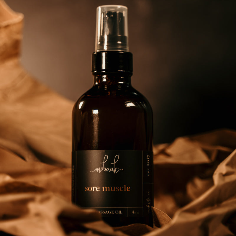 Mineral Massage Oil | Sore Muscle Mineral Massage Oil
