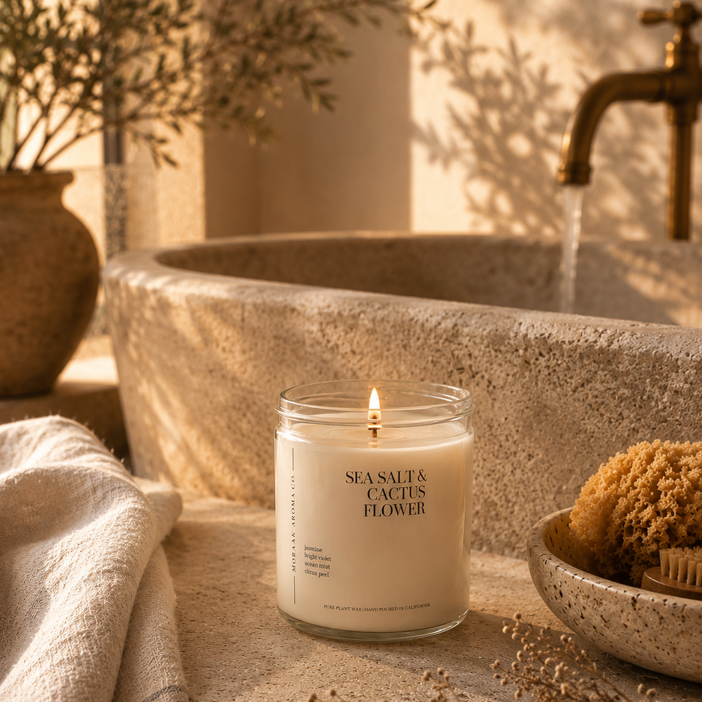 Candle | Sea Salt & Cactus Flower Candle