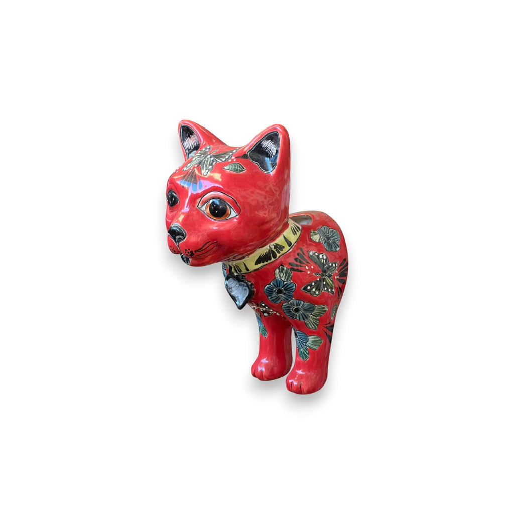 Talavera Wall Art | Talavera Cat Wall Planter