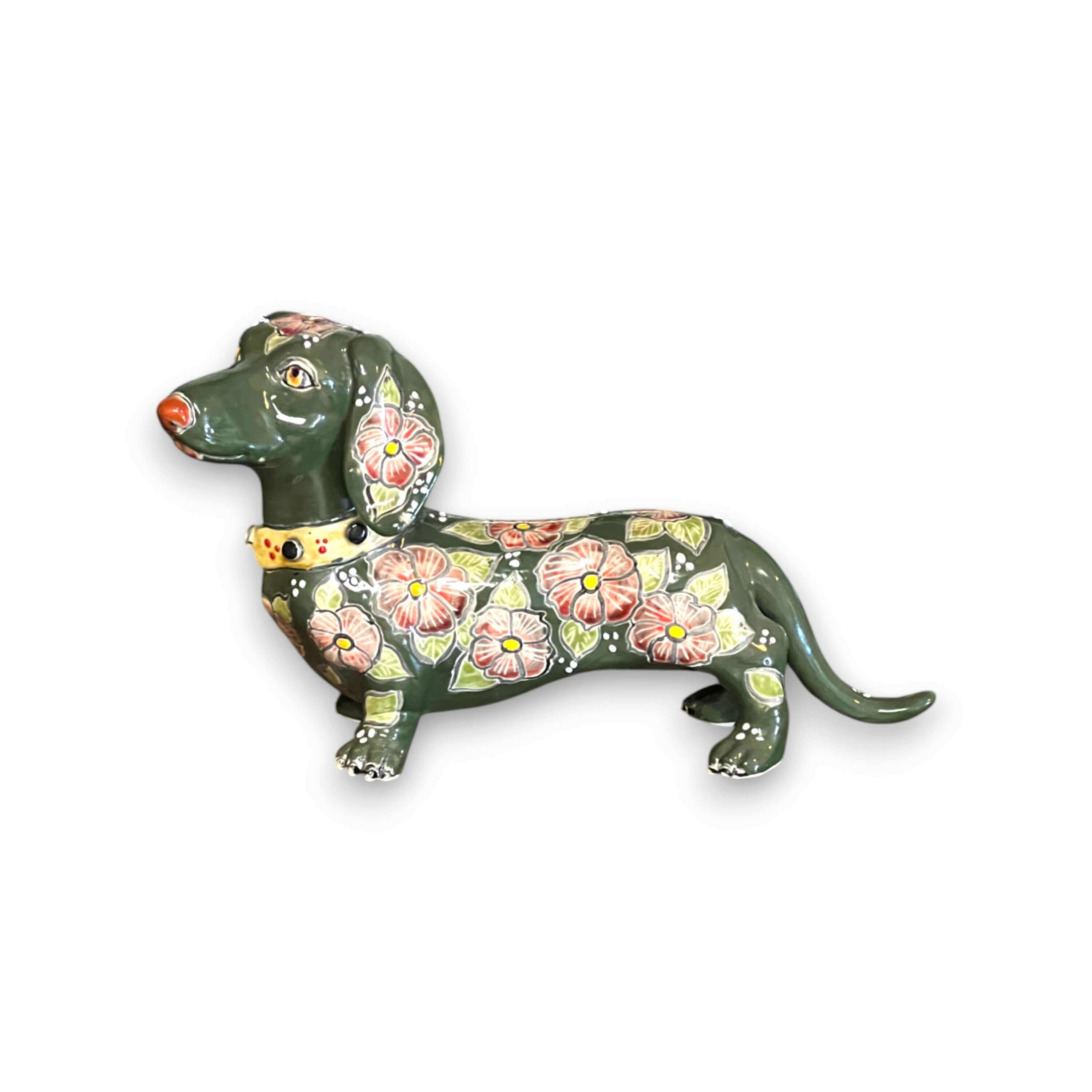 Talavera Statue | Talavera Dachshund Statue