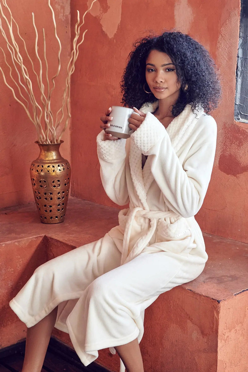 Women'S Ultra Soft Plush Bathrobe