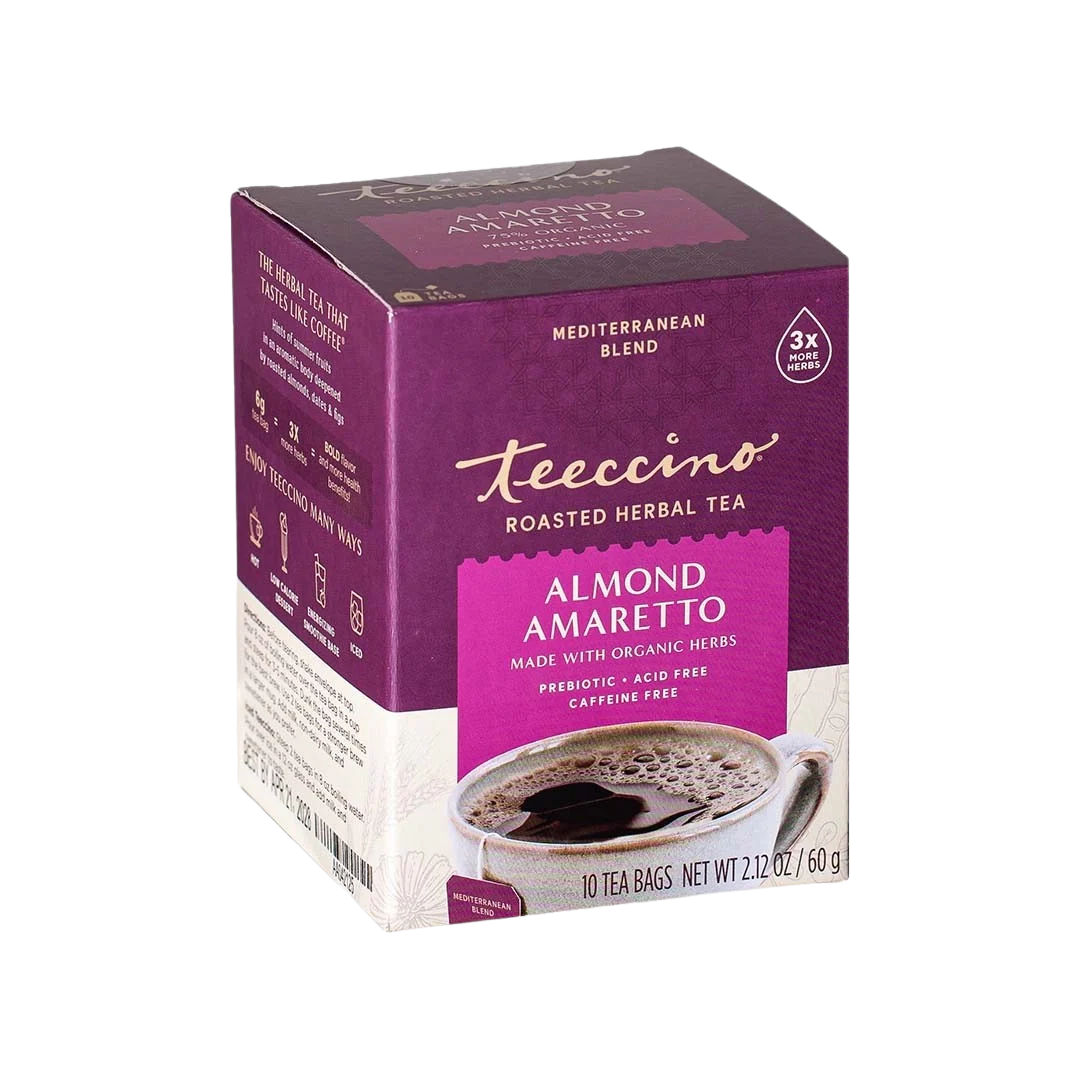 Té de hierbas tostado de almendra amaretto