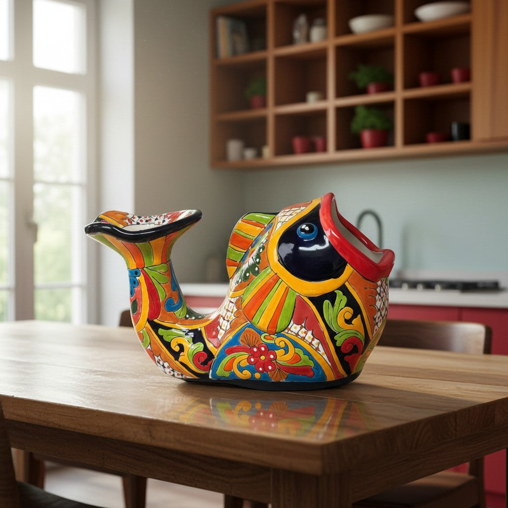 Talavera Planter | Talavera Fish Planter