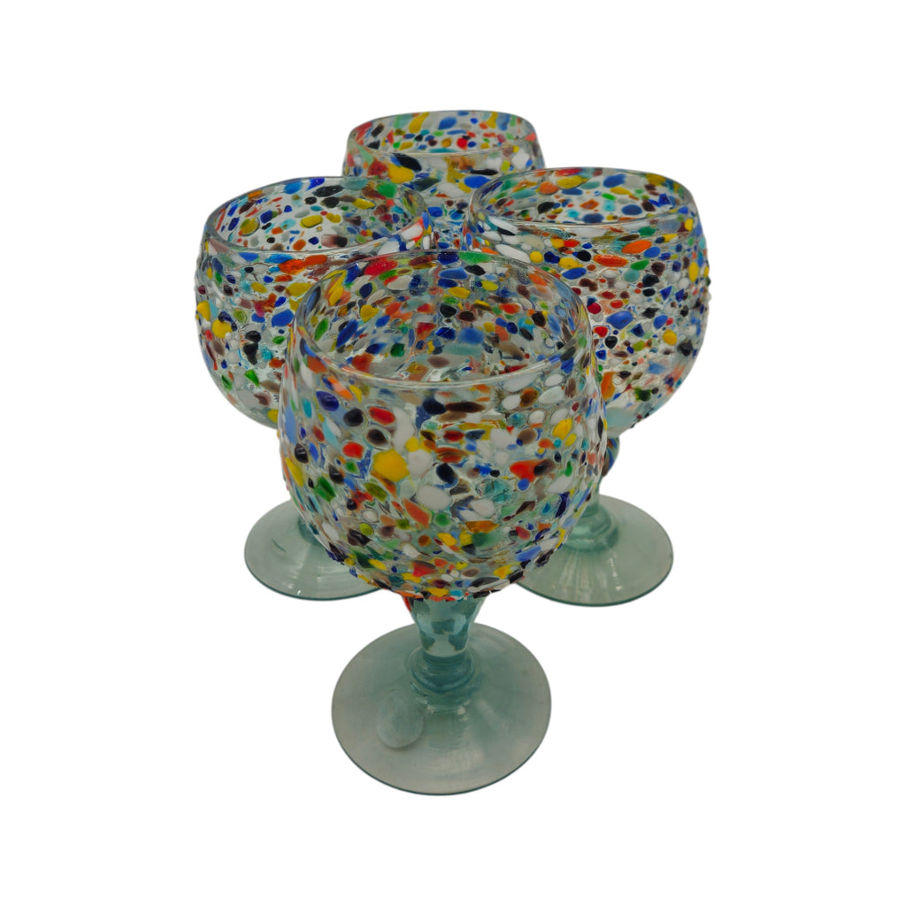 Mexican Margarita Glass | Handblown Mexican Shrimp Cocktail Glass