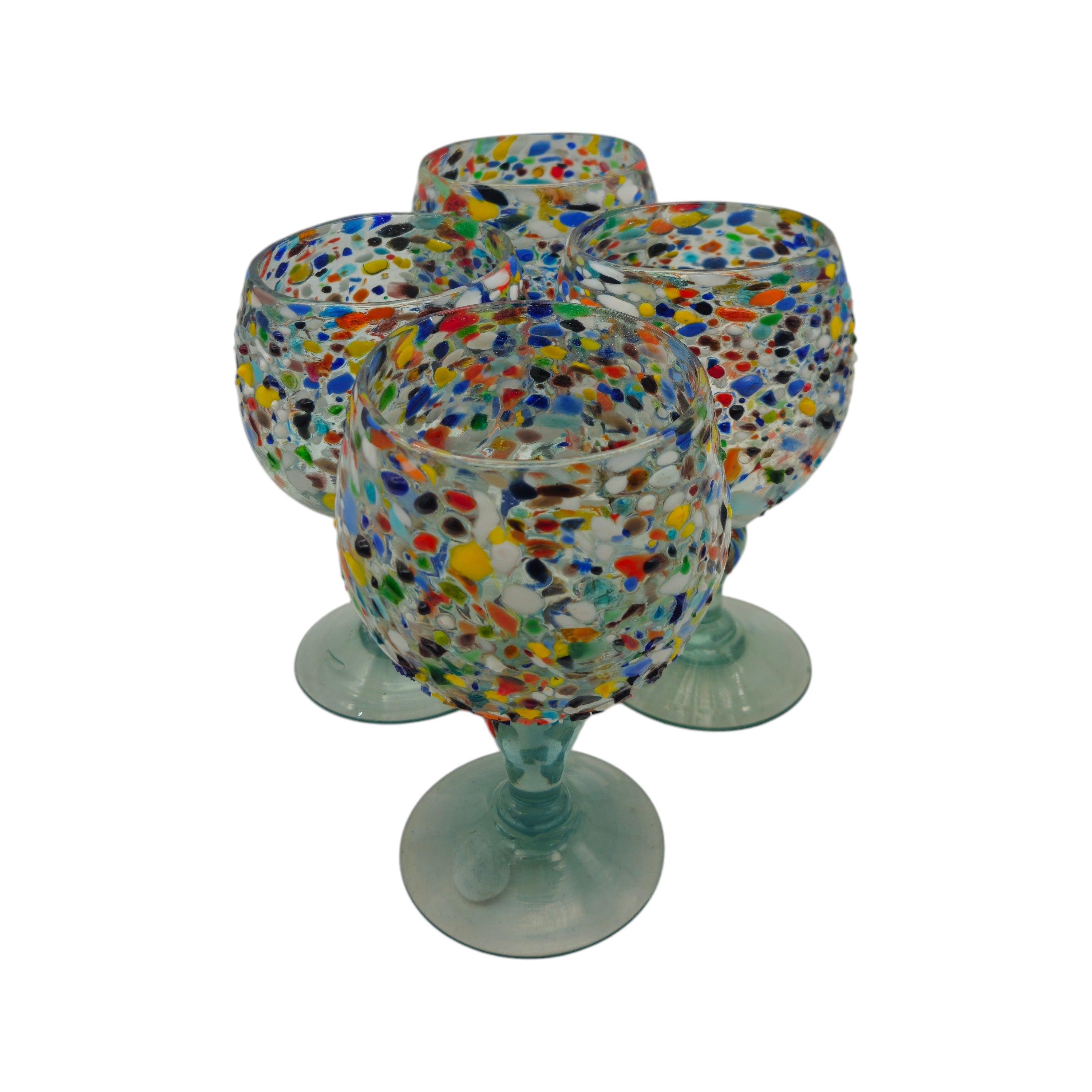 Mexican Margarita Glass | Handblown Mexican Shrimp Cocktail Glass