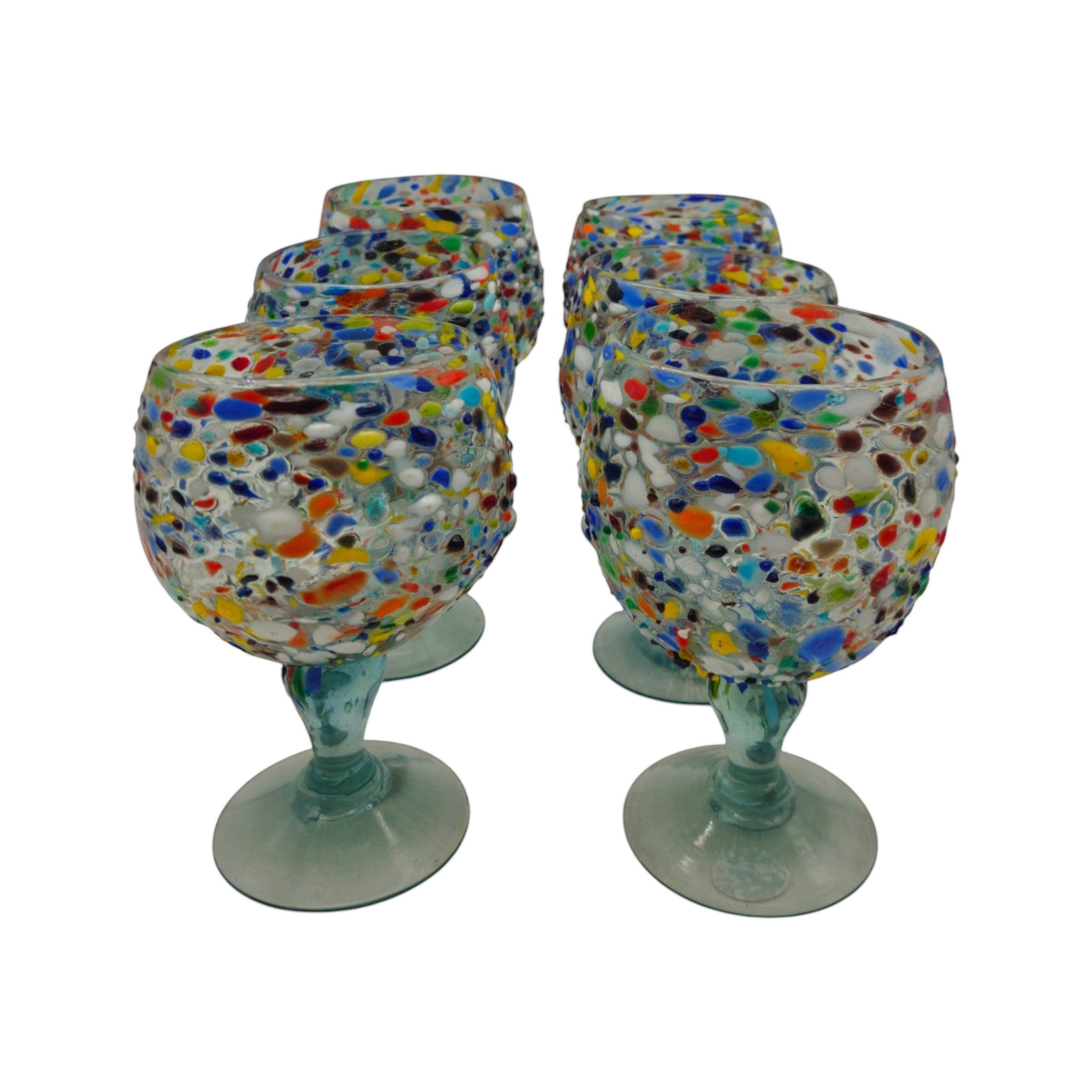 Mexican Margarita Glass | Handblown Mexican Shrimp Cocktail Glass