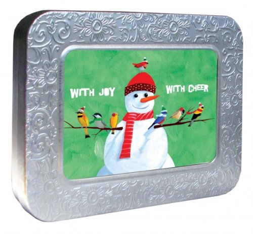 Greeting Card | Embossed Notecards in Tin