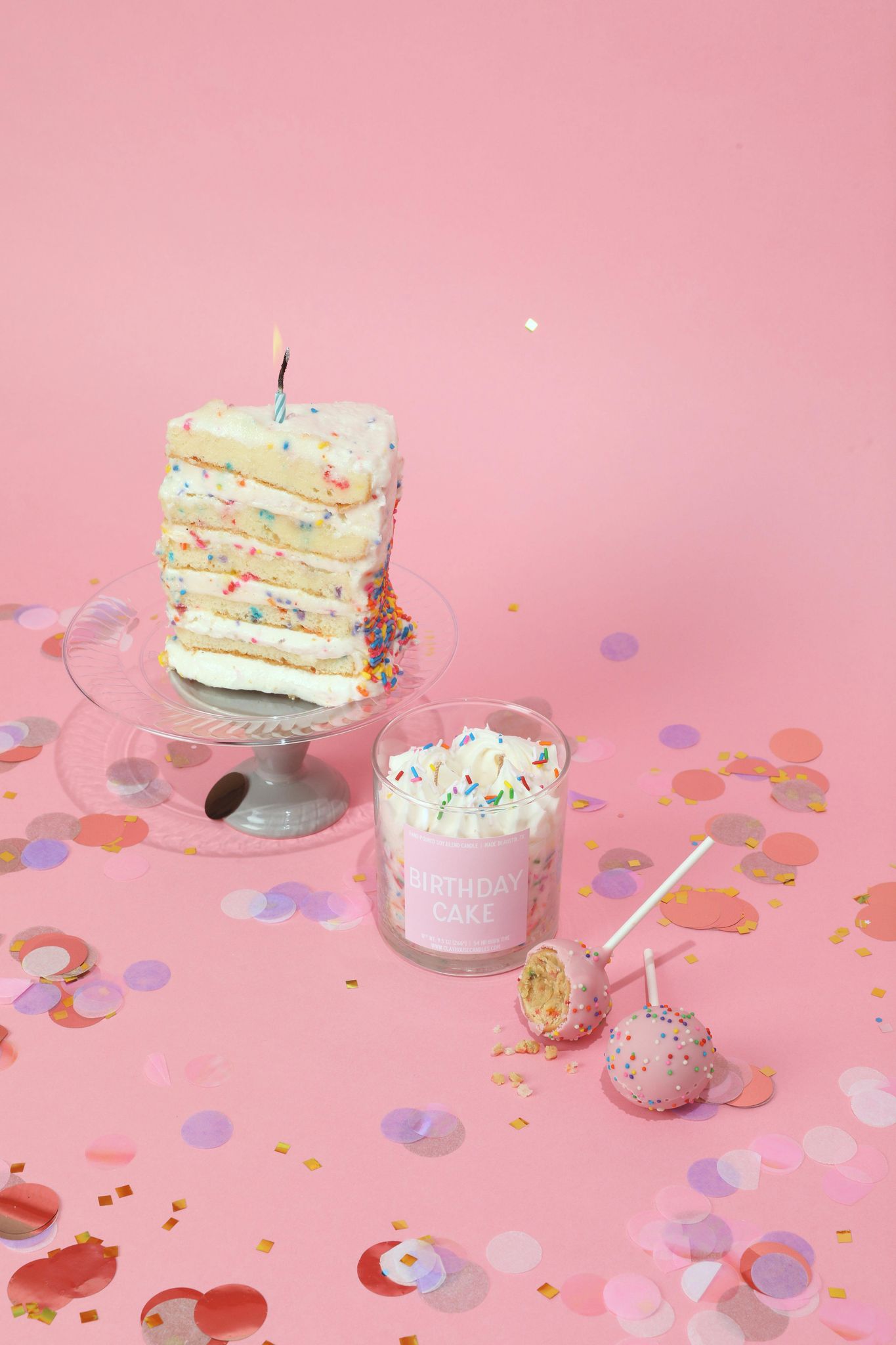 Candle | Birthday Cake Container Candle
