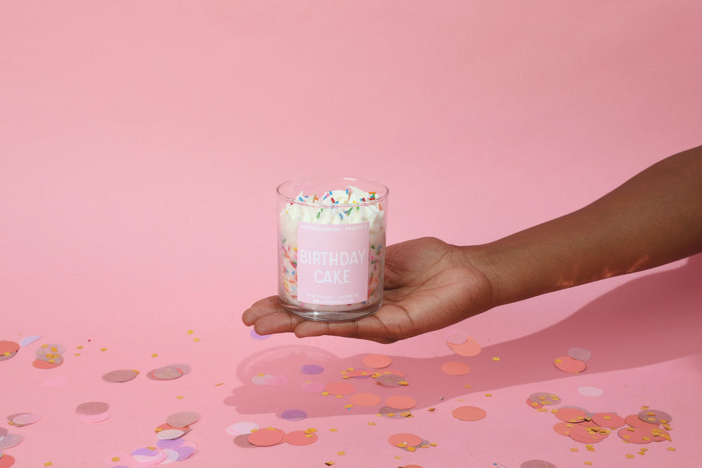 Candle | Birthday Cake Container Candle