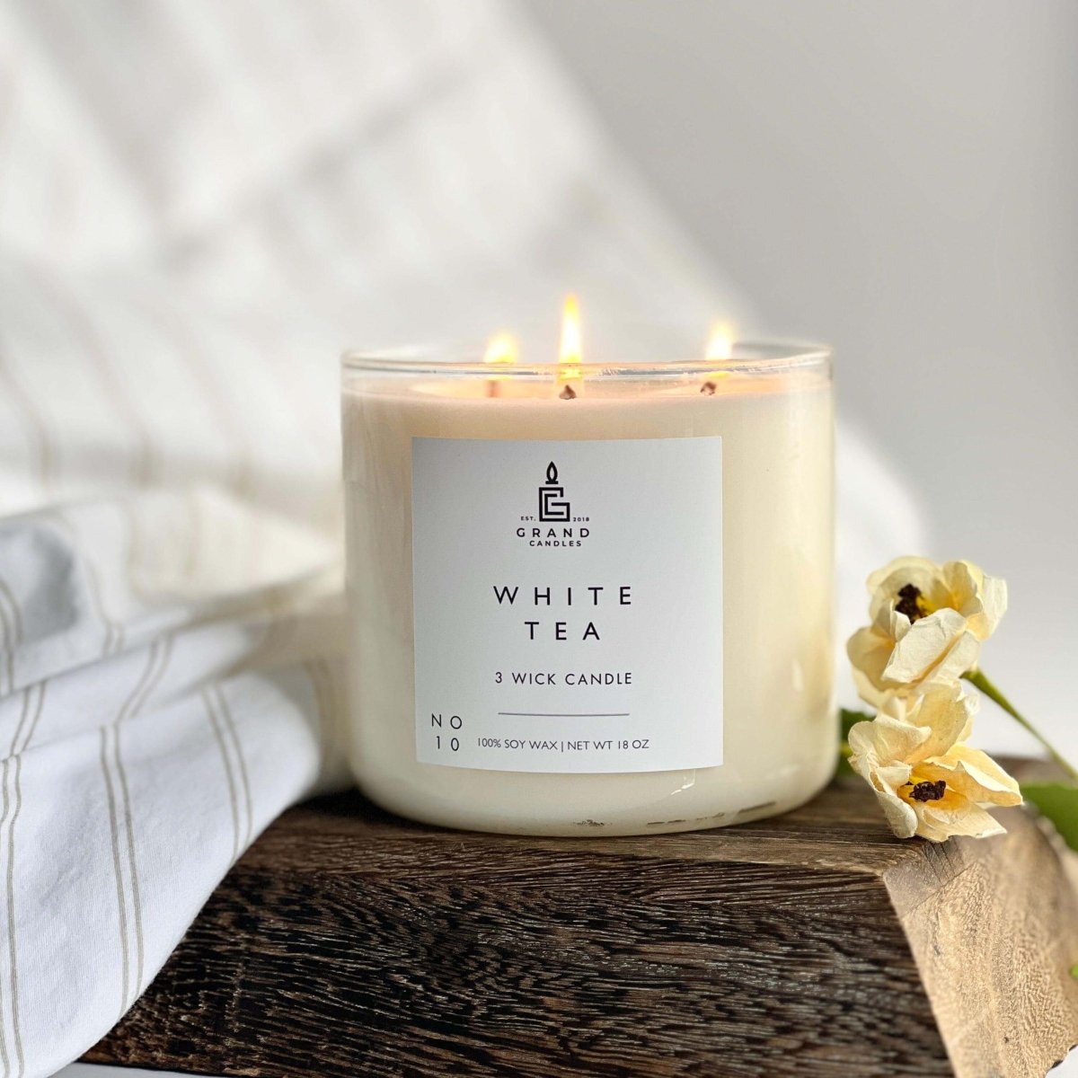 White Tea Candle is a Honey Badger Books & Boutique tea selected for a clear product fit, gift-ready presentation, and everyday usefulness. Sourced from Grand Candles, it is categorized for shoppers looking for tea without mixing unrelated apparel, book, food, pet, or home-decor signals. Best-fit category: Food, Beverages & Tobacco > Beverages > Tea & Infusions > Tea. This description supports Amazon and marketplace search while keeping the product identity accurate and specific.