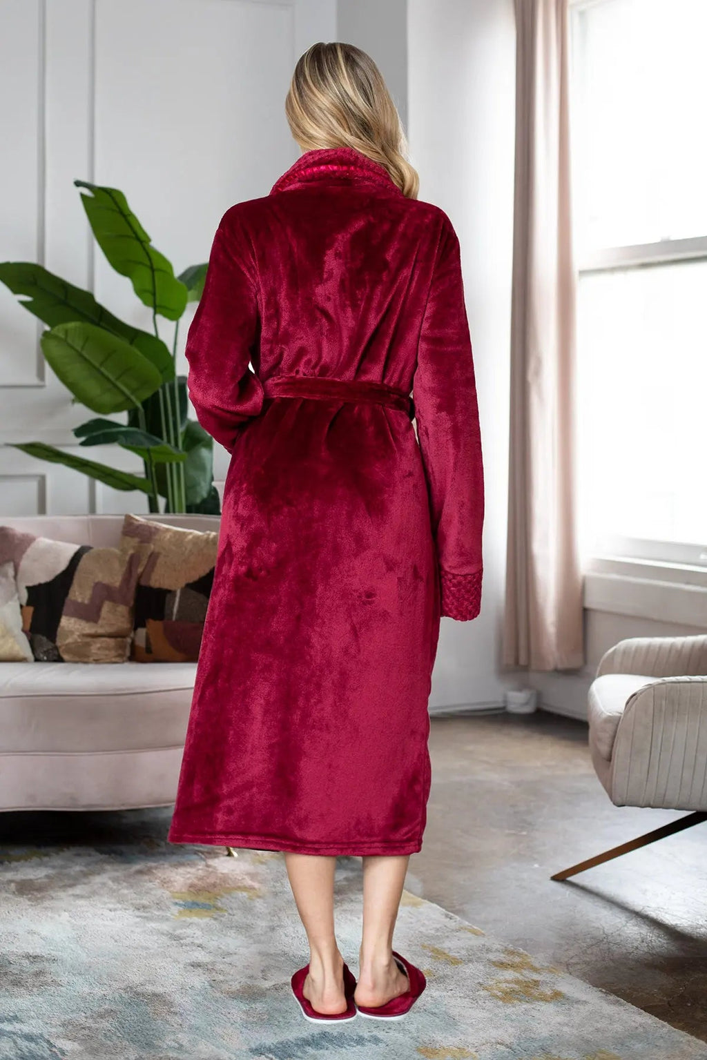 Women'S Ultra Soft Plush Bathrobe