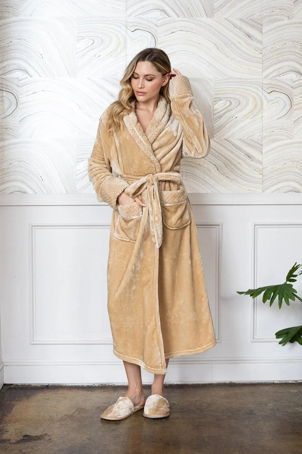Women'S Ultra Soft Plush Bathrobe