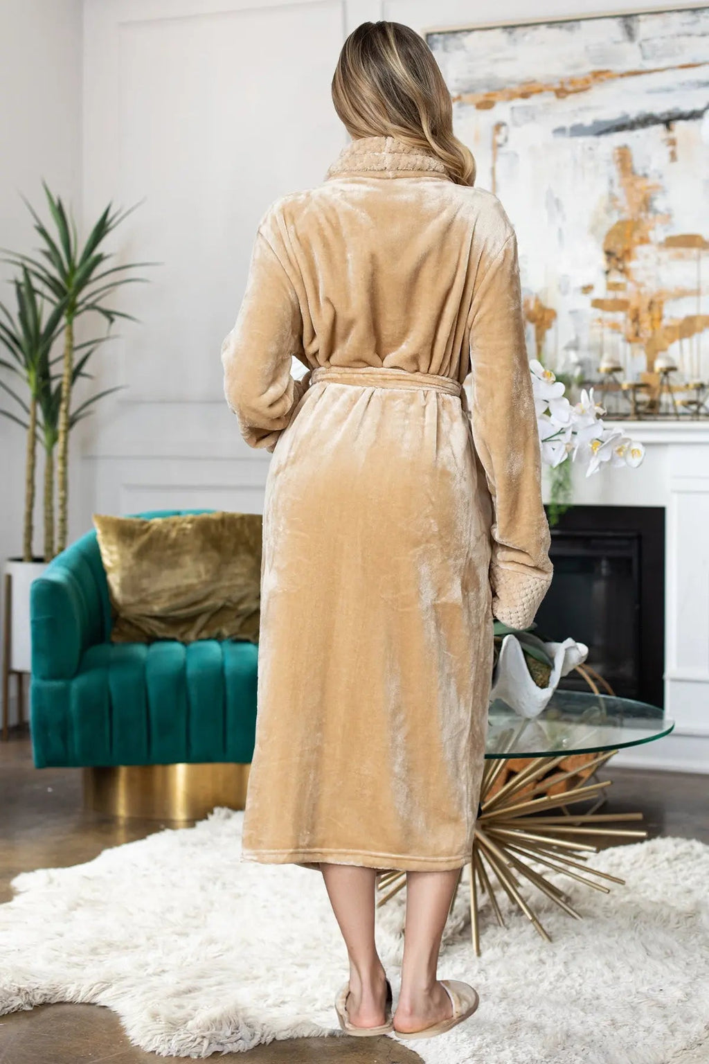 Women'S Ultra Soft Plush Bathrobe
