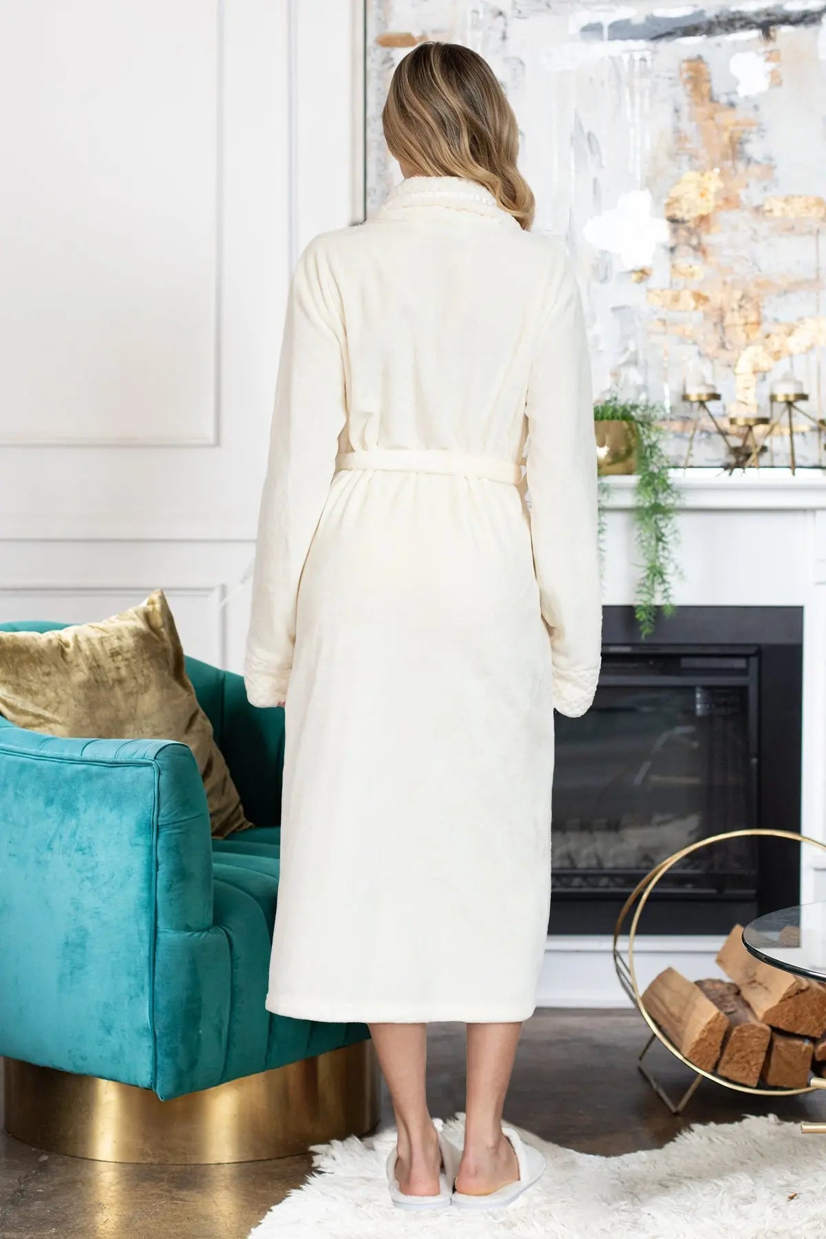 Women'S Ultra Soft Plush Bathrobe