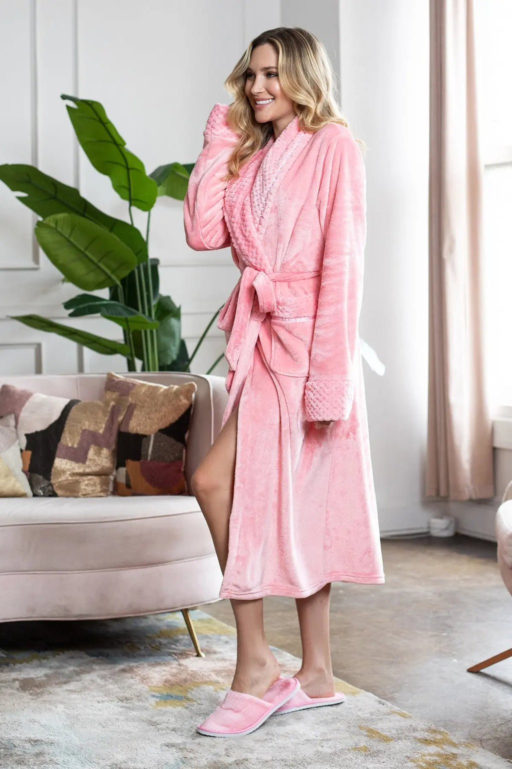 Women'S Ultra Soft Plush Bathrobe